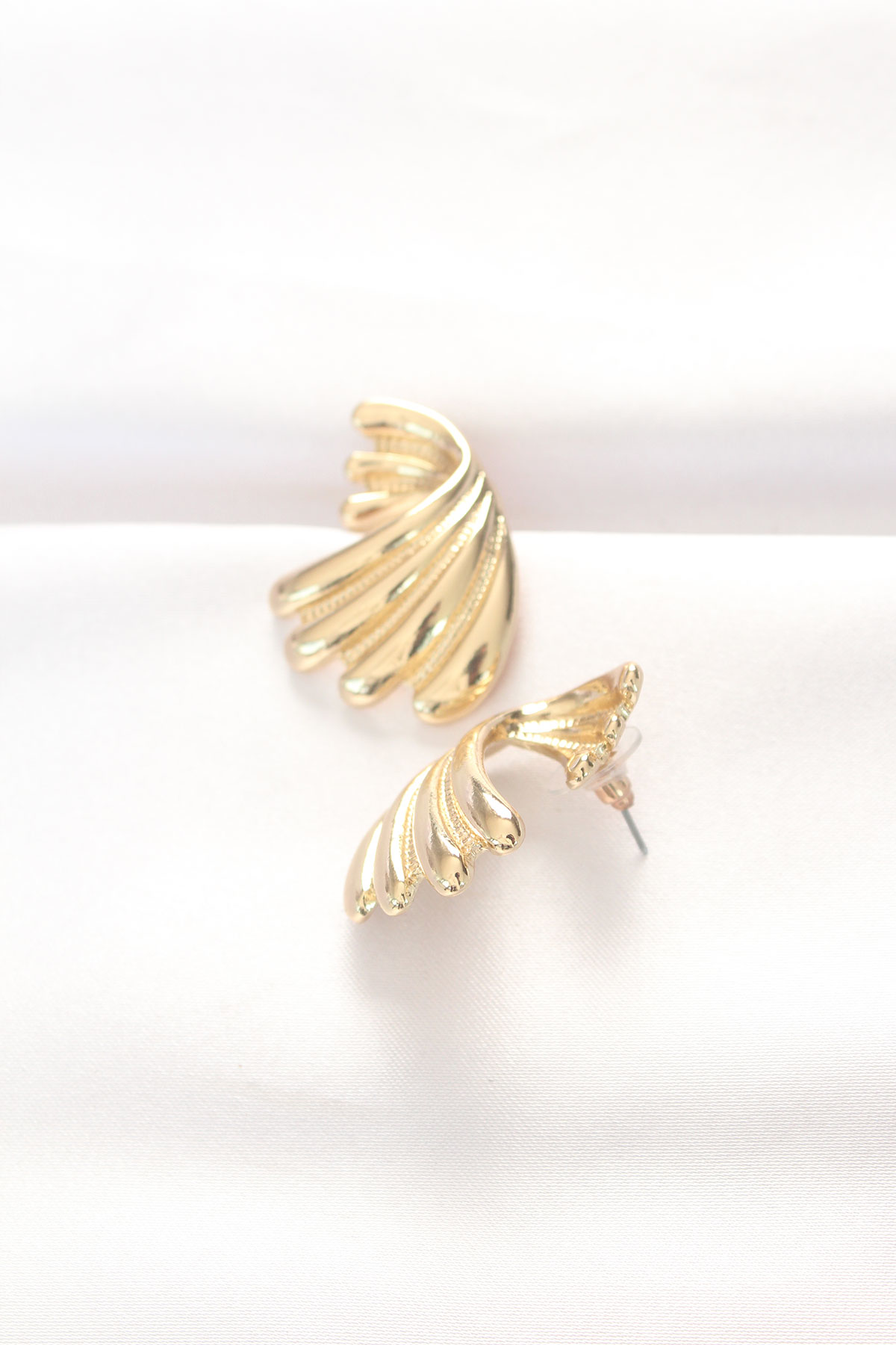 Stillove Pirinç Gold Renk Küpe Sl7533