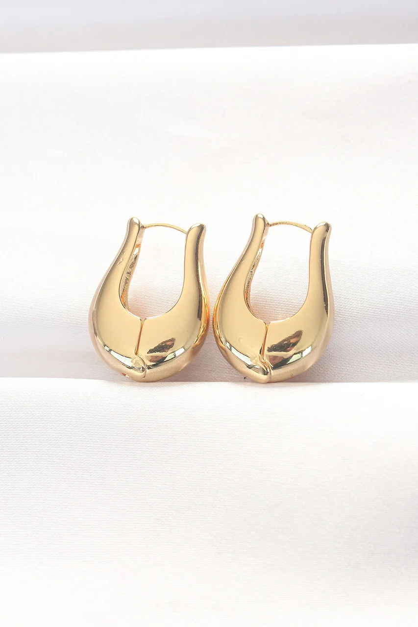 Pirinç Gold Renk Bombeli Küpe Tj-bkp8878 Diğer