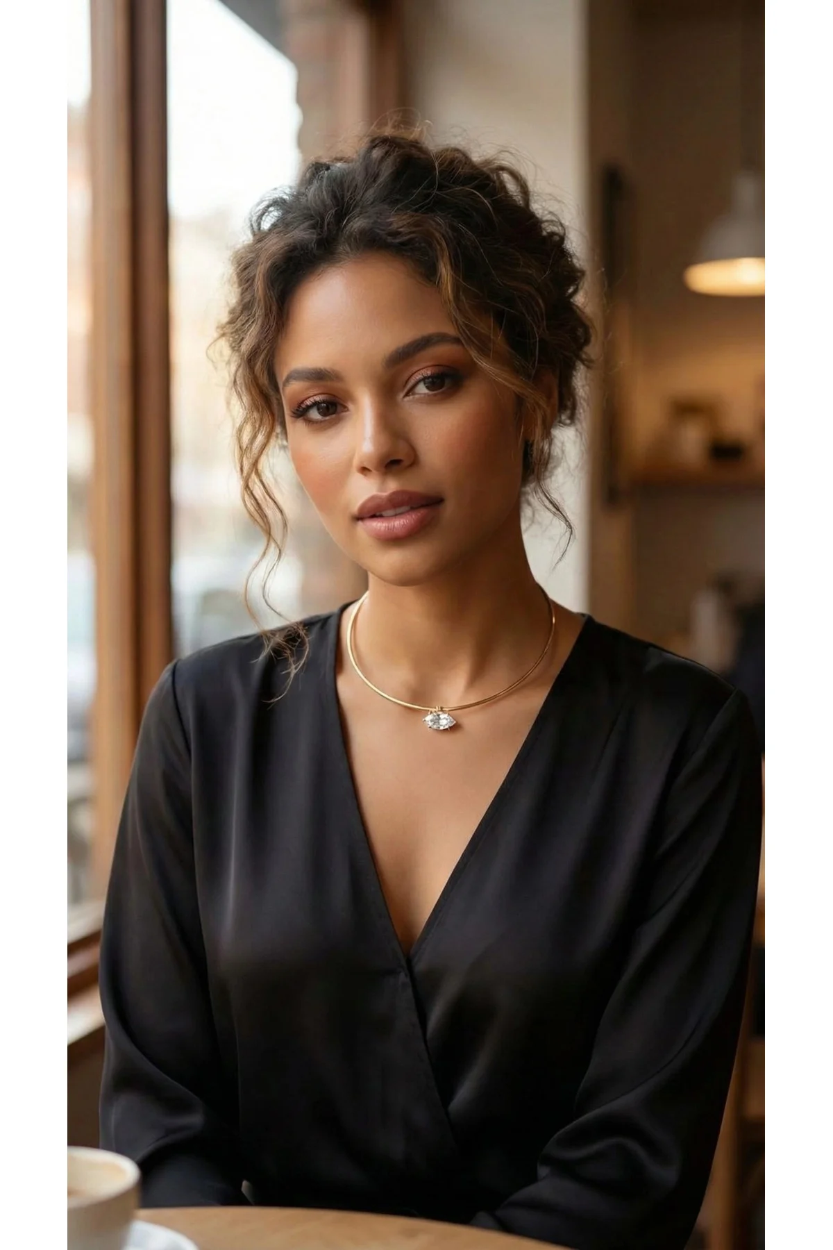Pirinç Gold Renk Choker Model Zirkon Taşlı Kadın Kolye Pirinç Gold Renk Choker Model Zirkon Taşlı Kadın Kolye
