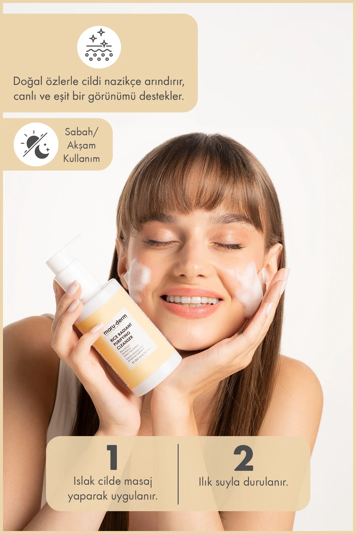 Pirinç Özlü Aydınlatıcı Yüz Temizleme Jeli 200 ML