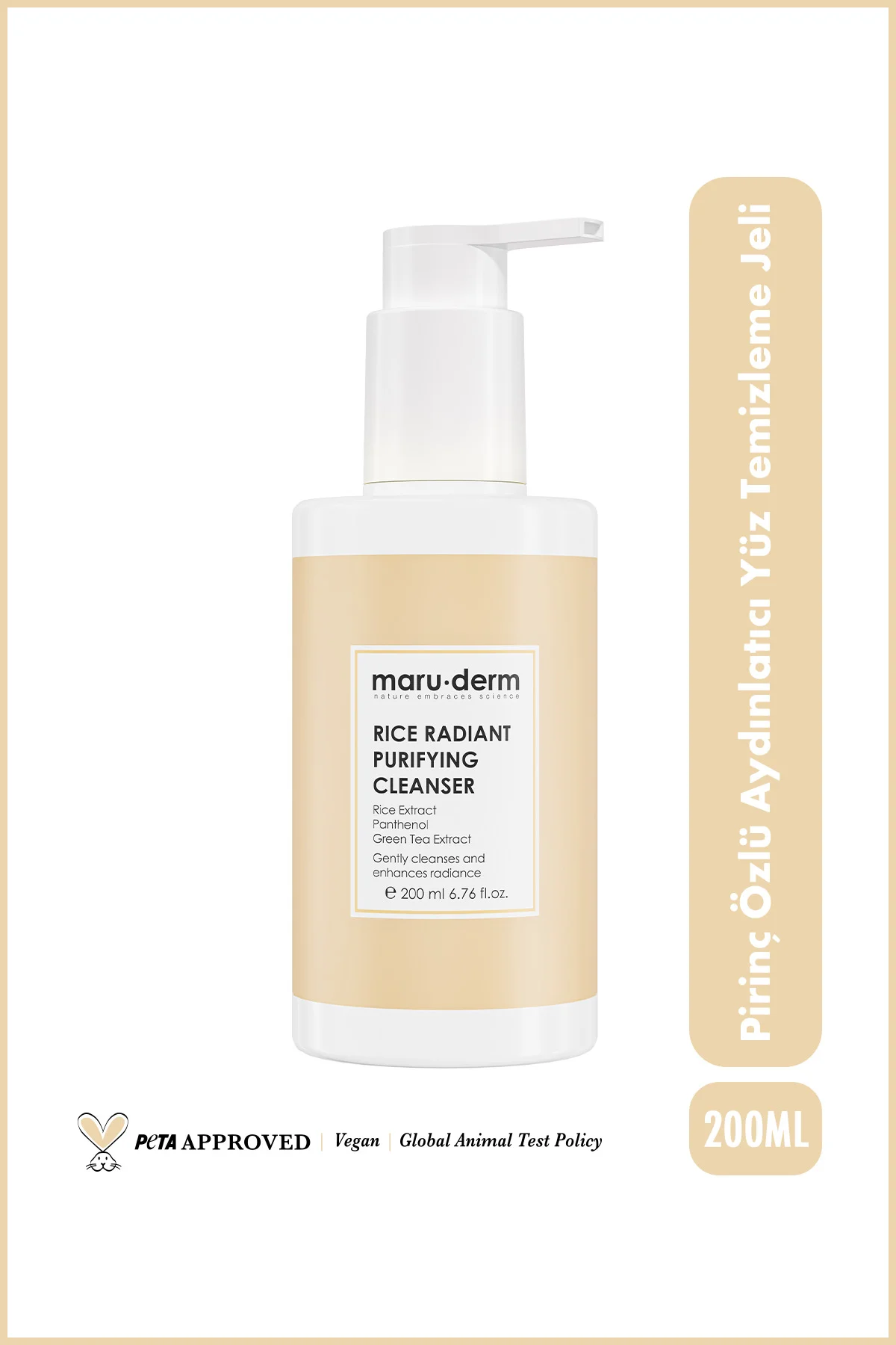 Pirinç Özlü Aydınlatıcı Yüz Temizleme Jeli 200 ML