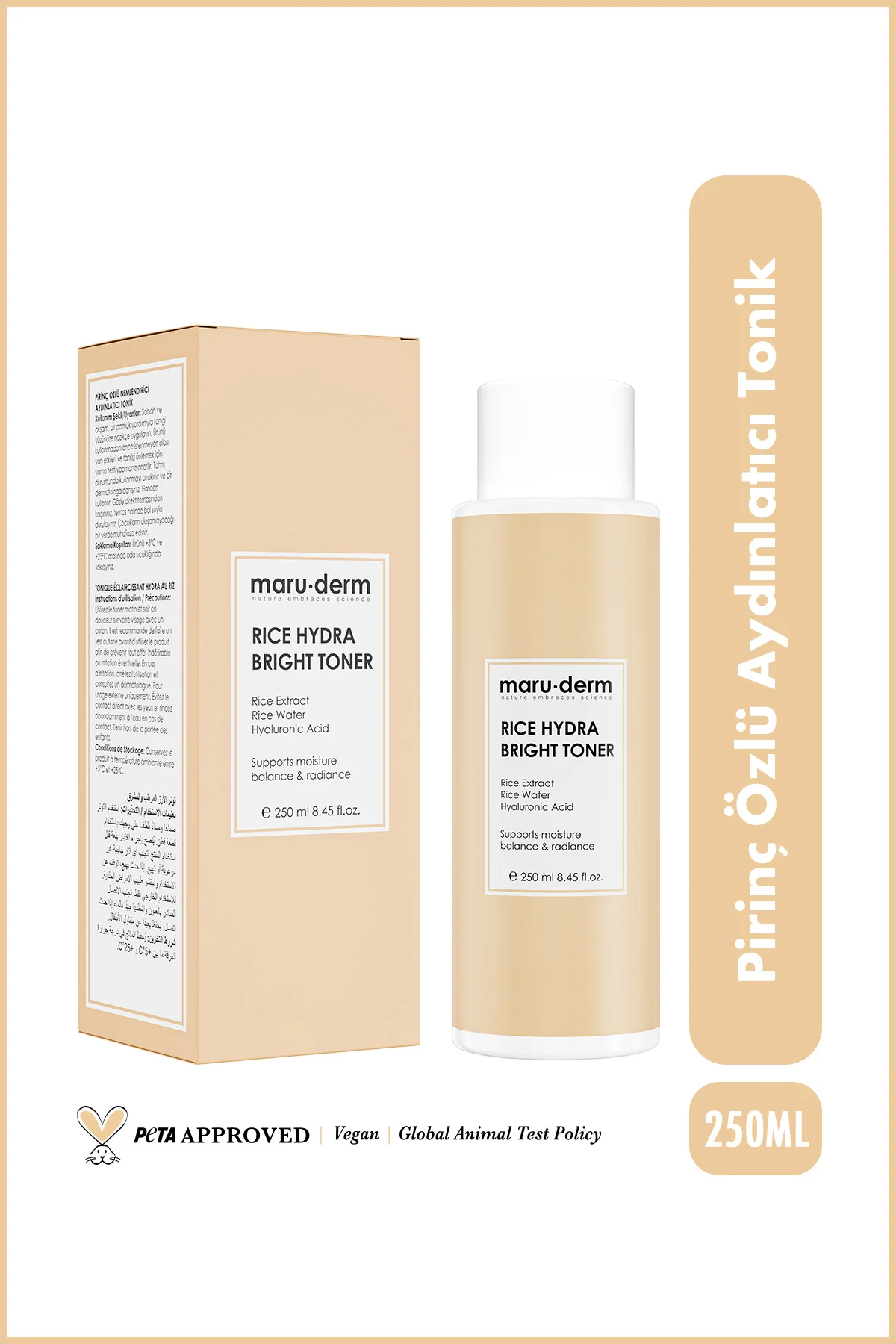 Pirinç Özlü Aydınlatıcı Tonik 250 ML Pirinç Özlü Aydınlatıcı Tonik 250 ML