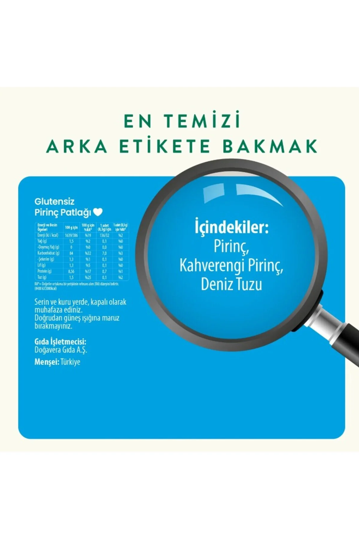 Pirinç Patlağı 100 Gr