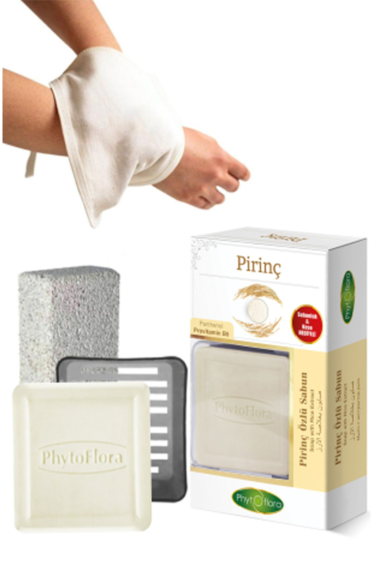 Pirinç Sabunu Ve Banyo Kesesi, Katı Sabunluk
