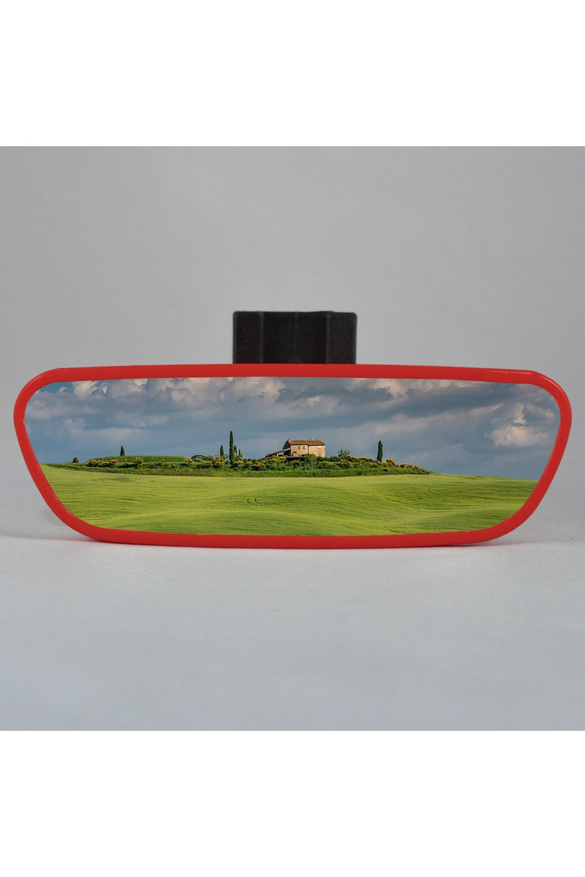 Takgör Pirlanta-3 Dik Kollu Universal Dikiz Aynasi 17X5 Cm Kirmizi