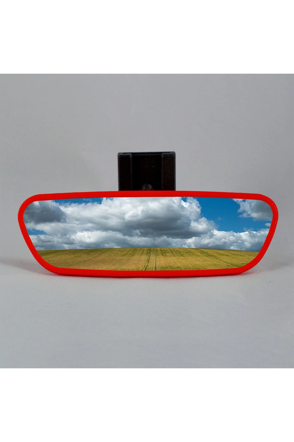 Pırlanta-3 Eğik Kollu Universal Dikiz Aynası 17x5 Cm Kırmızı