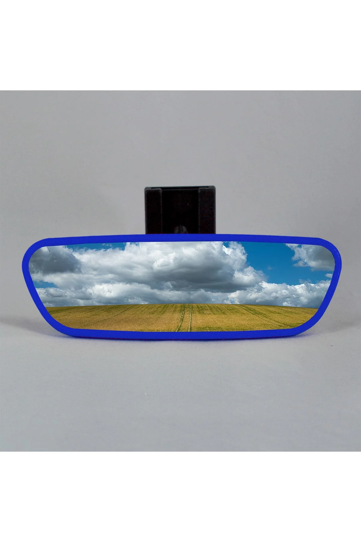 Pırlanta-3 Eğik Kollu Universal Dikiz Aynası 17x5 Cm Mavi