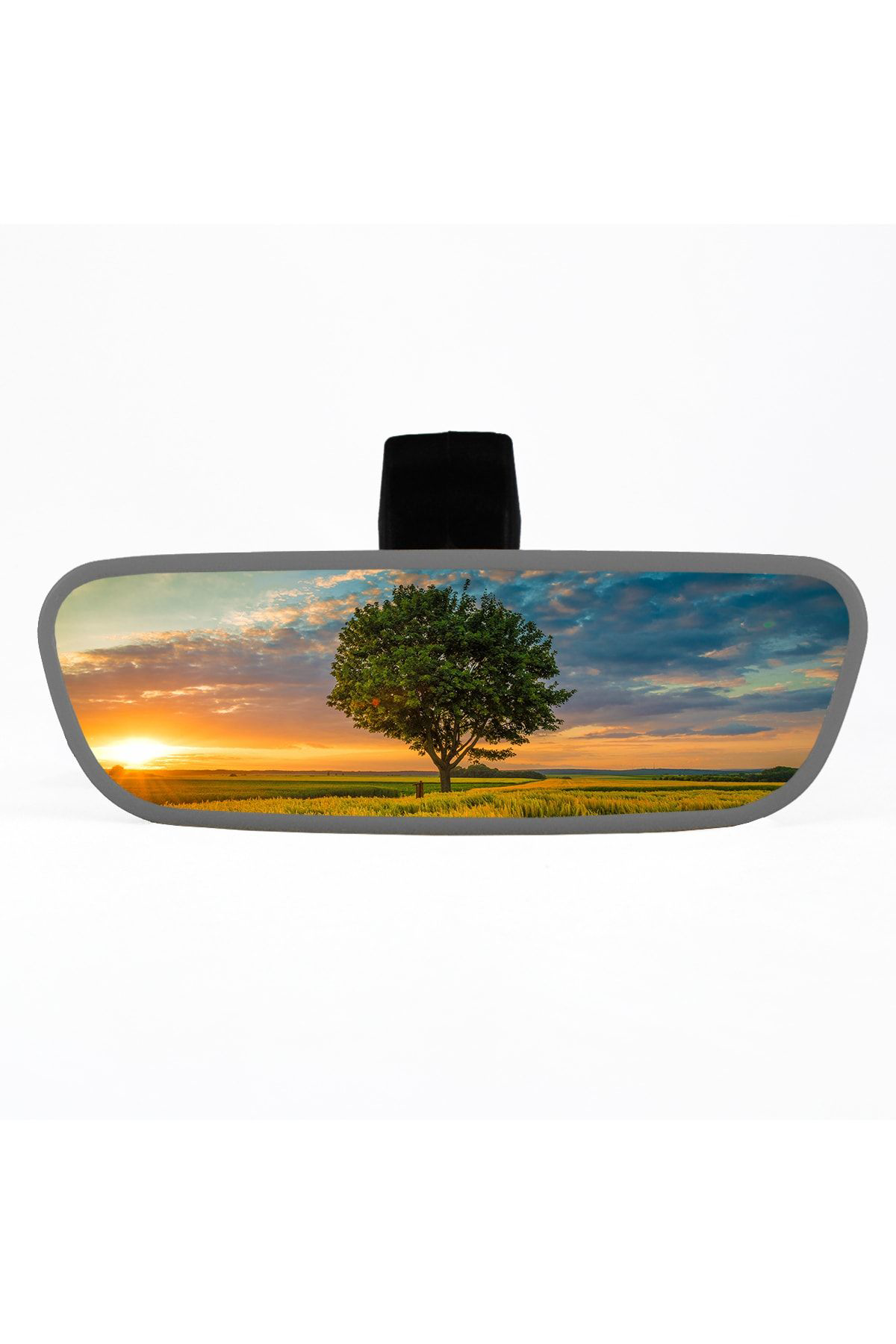 Pırlanta-3 Şahin Ayaklı Universal Dikiz Aynası 17x5 Cm Gri