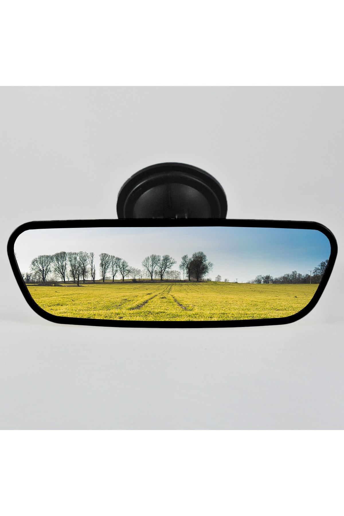 Pırlanta-3 Vantuzlu Universal Dikiz Aynası 17x5 Cm Siyah