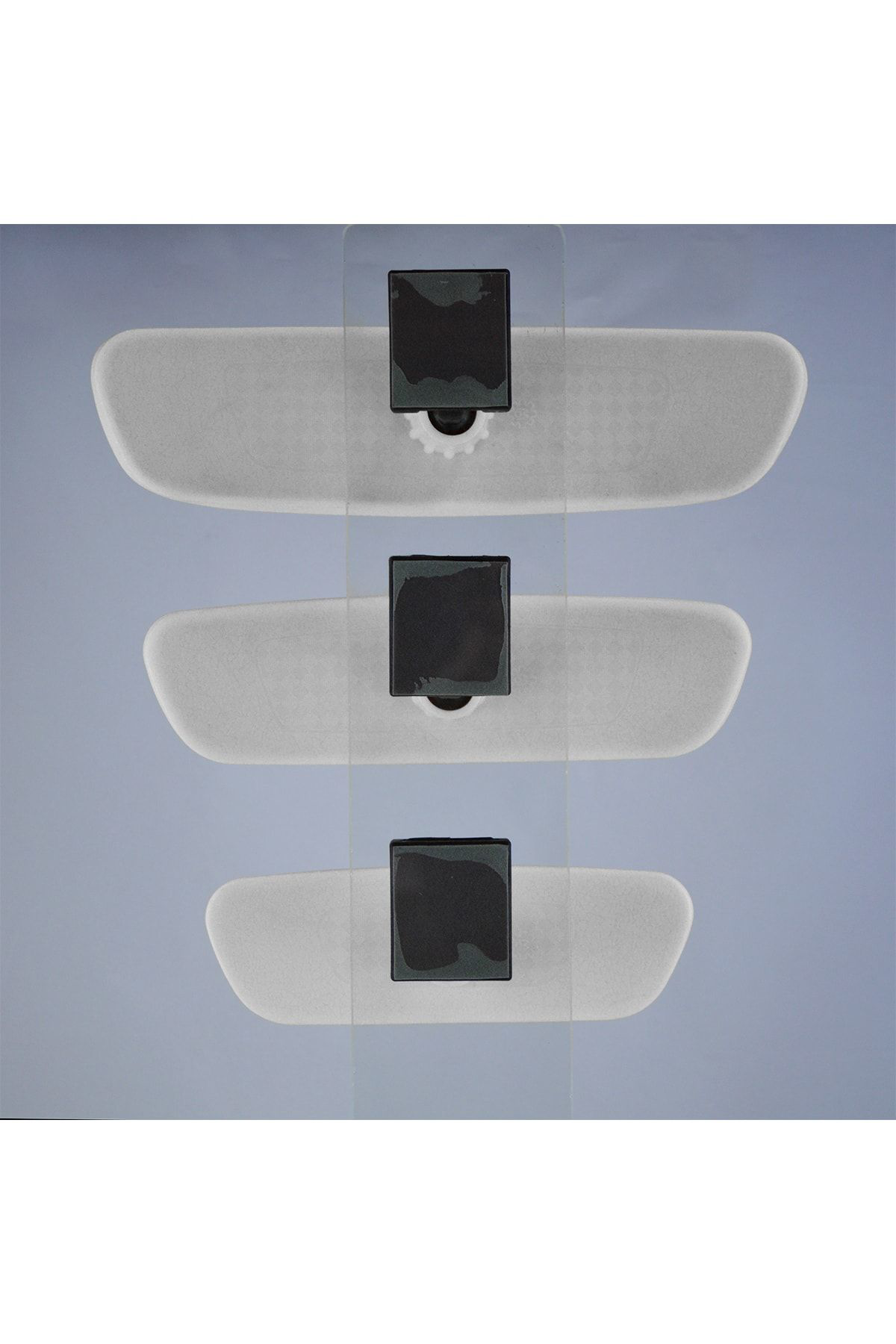 Takgör Pırlanta 3'Lü Set Dik Kollu Dikiz Aynası Beyaz