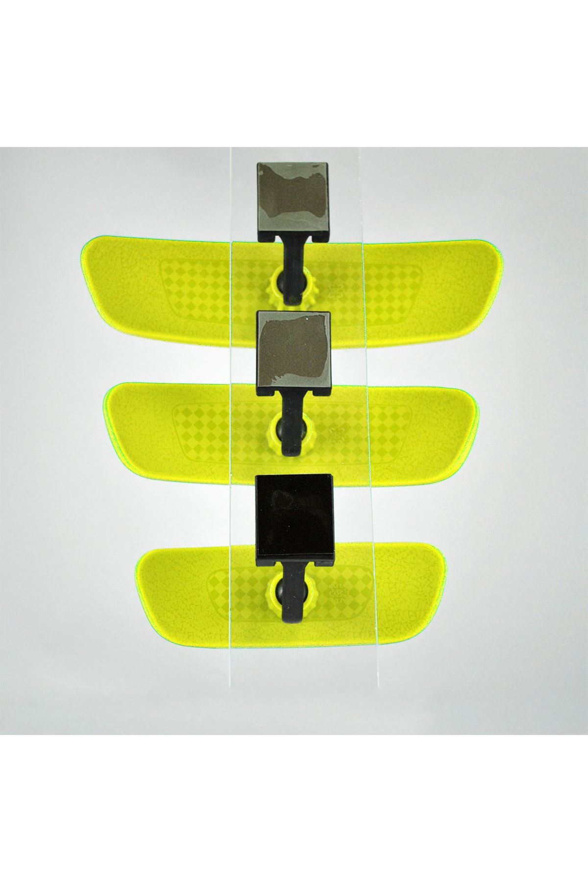 Pırlanta 3'lü Set Eğik Kollu Dikiz Aynası Sarı