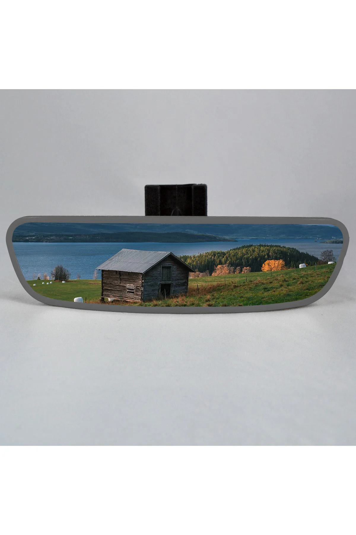 Pırlanta-4 Dik Kollu Universal Dikiz Aynası 21x6 Cm Gri