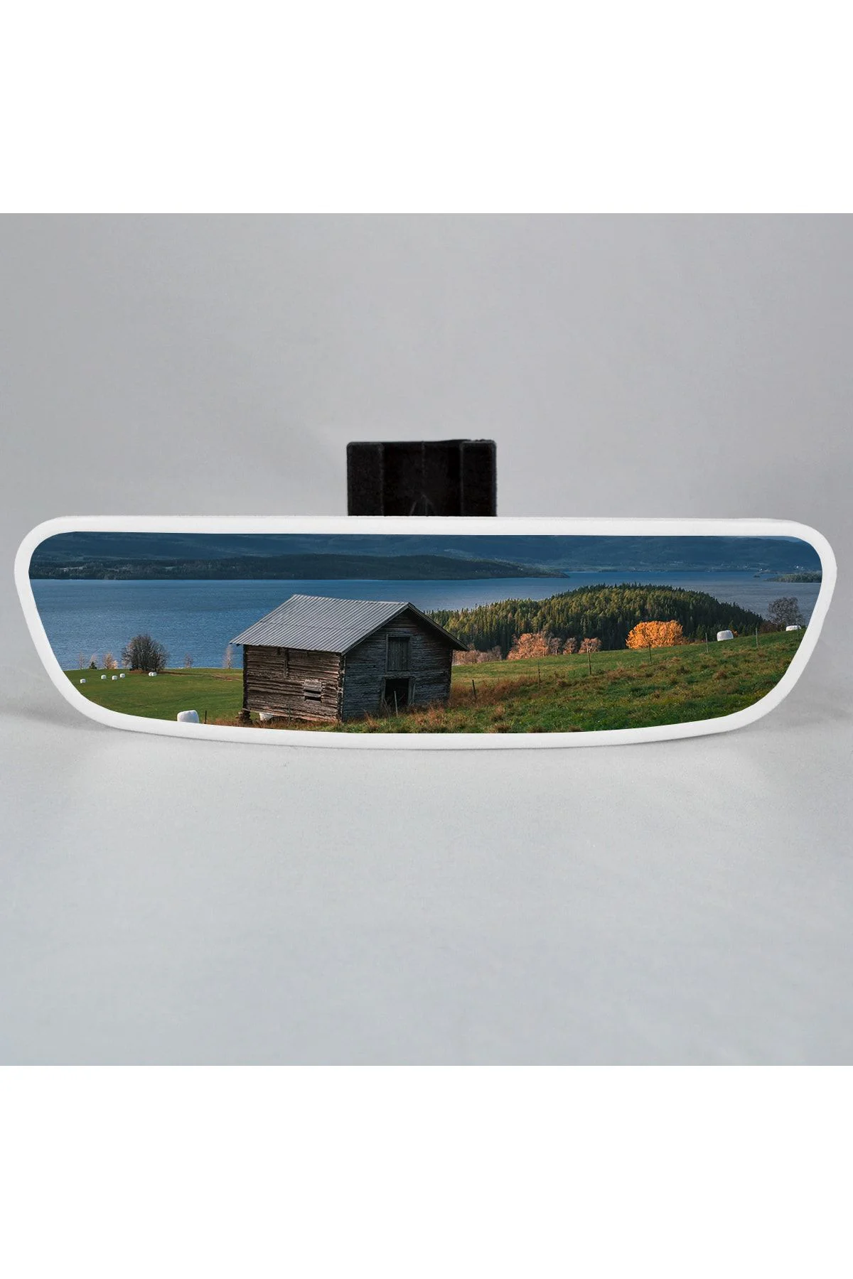 Pırlanta-4 Dik Kollu Universal Dikiz Aynası 21x6 Cm Beyaz