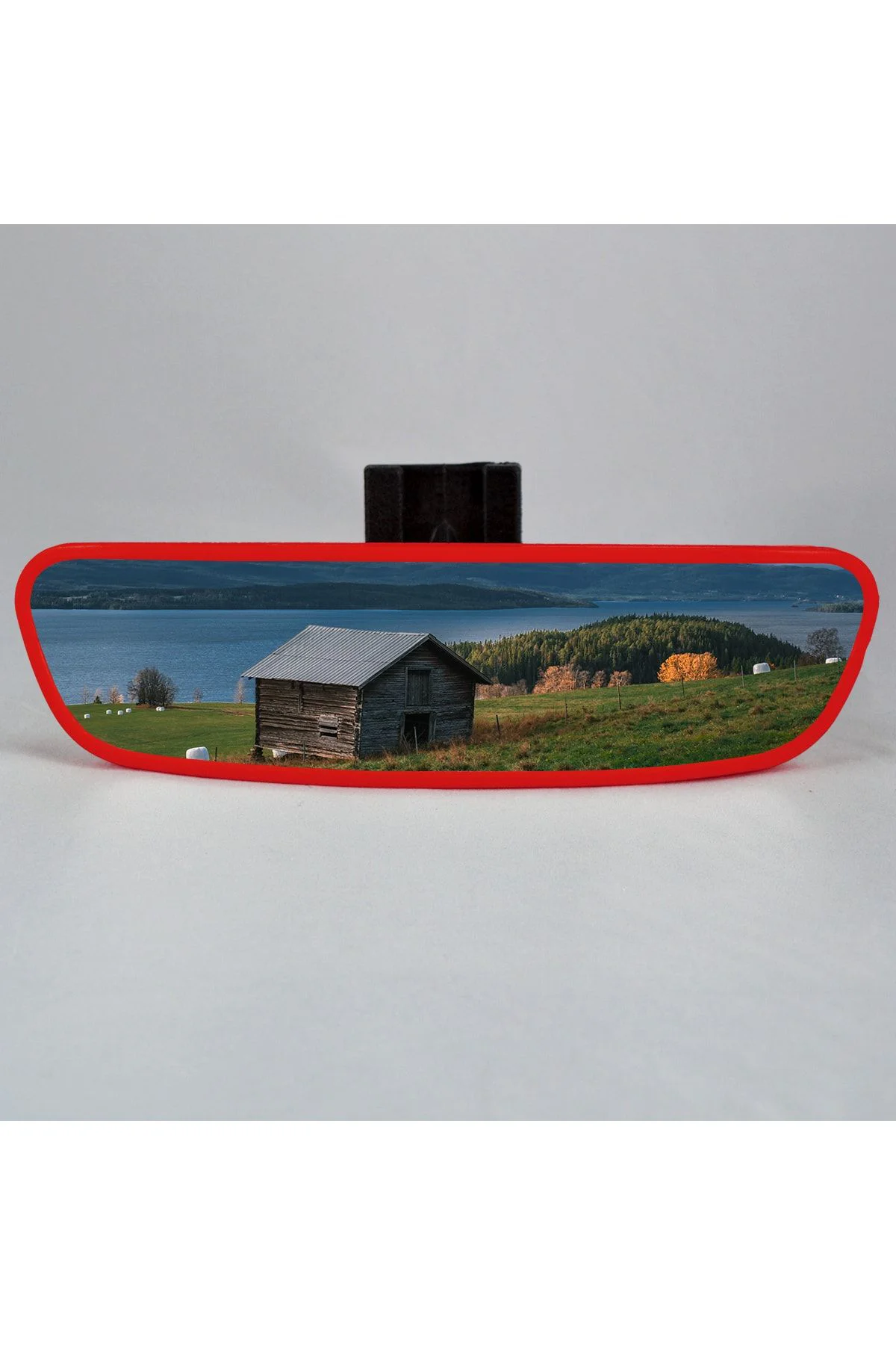 Pırlanta-4 Dik Kollu Universal Dikiz Aynası 21x6 Cm Kırmızı