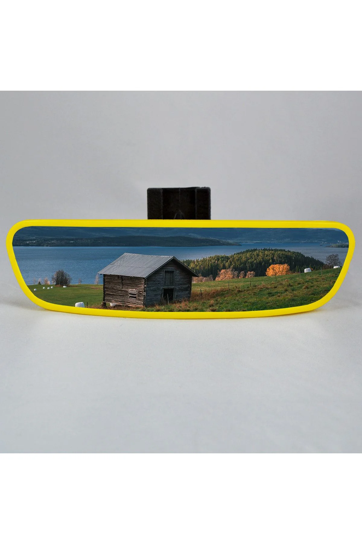 Pırlanta-4 Dik Kollu Universal Dikiz Aynası 21x6 Cm Sarı