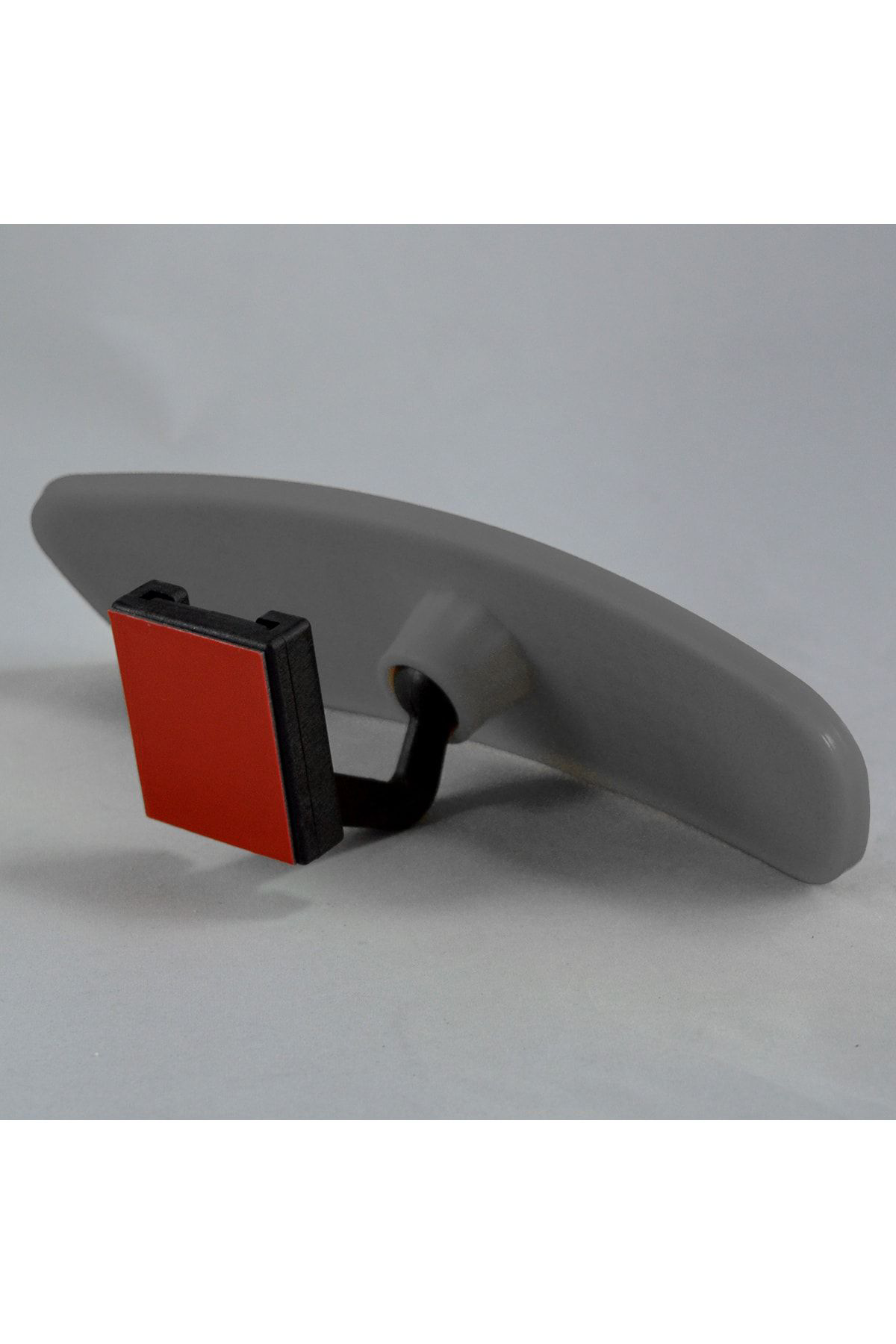 Pırlanta-4 Eğik Kollu Universal Dikiz Aynası 21x6 Cm Gri