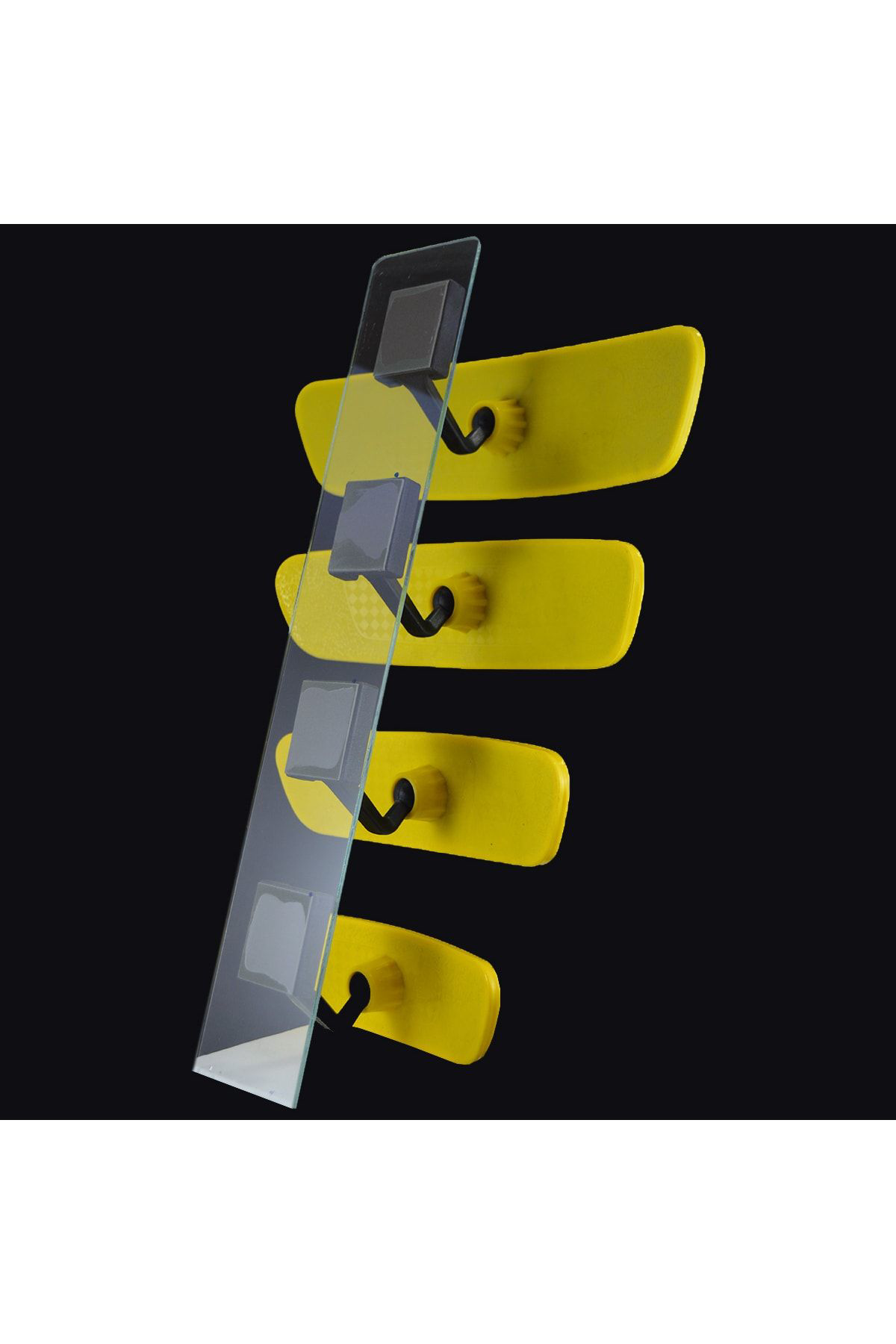 Pırlanta 4'lü Set Eğik Kollu Dikiz Aynası Sarı