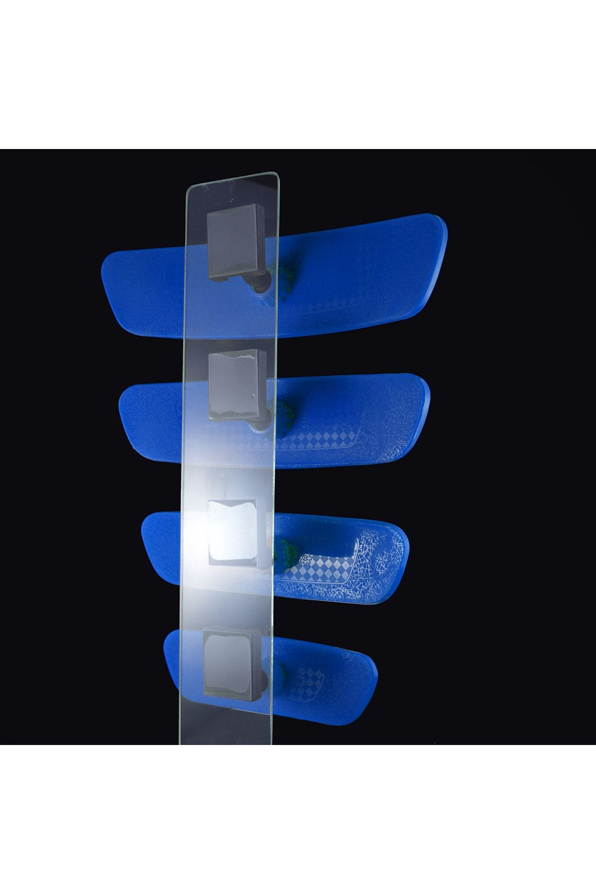 Takgör Pırlanta 4'Lü Set Dik Kollu Dikiz Aynası Mavi