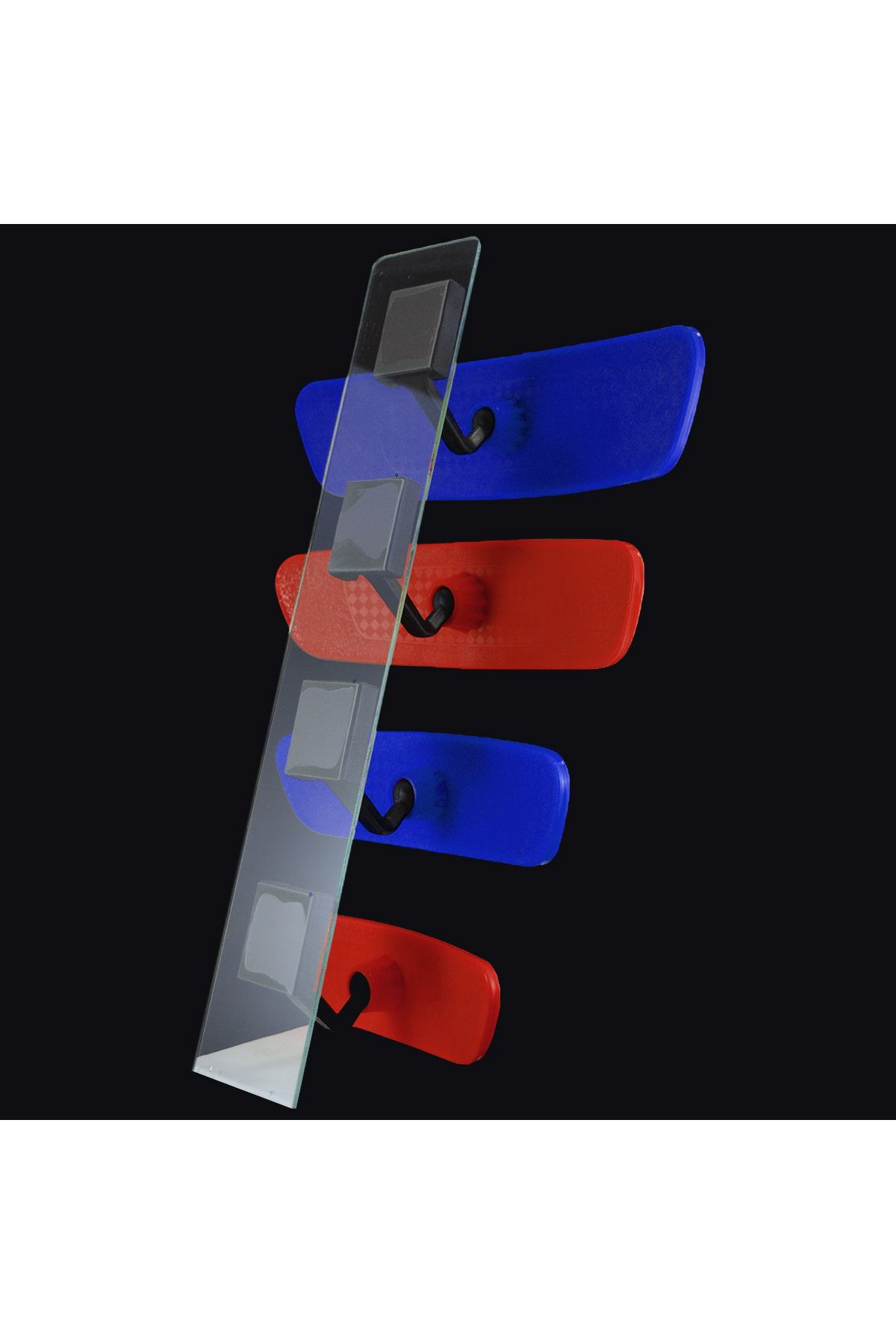 Pırlanta 4'lü Set Eğik Kollu Dikiz Aynası Bordo Mavi Trabzonspor