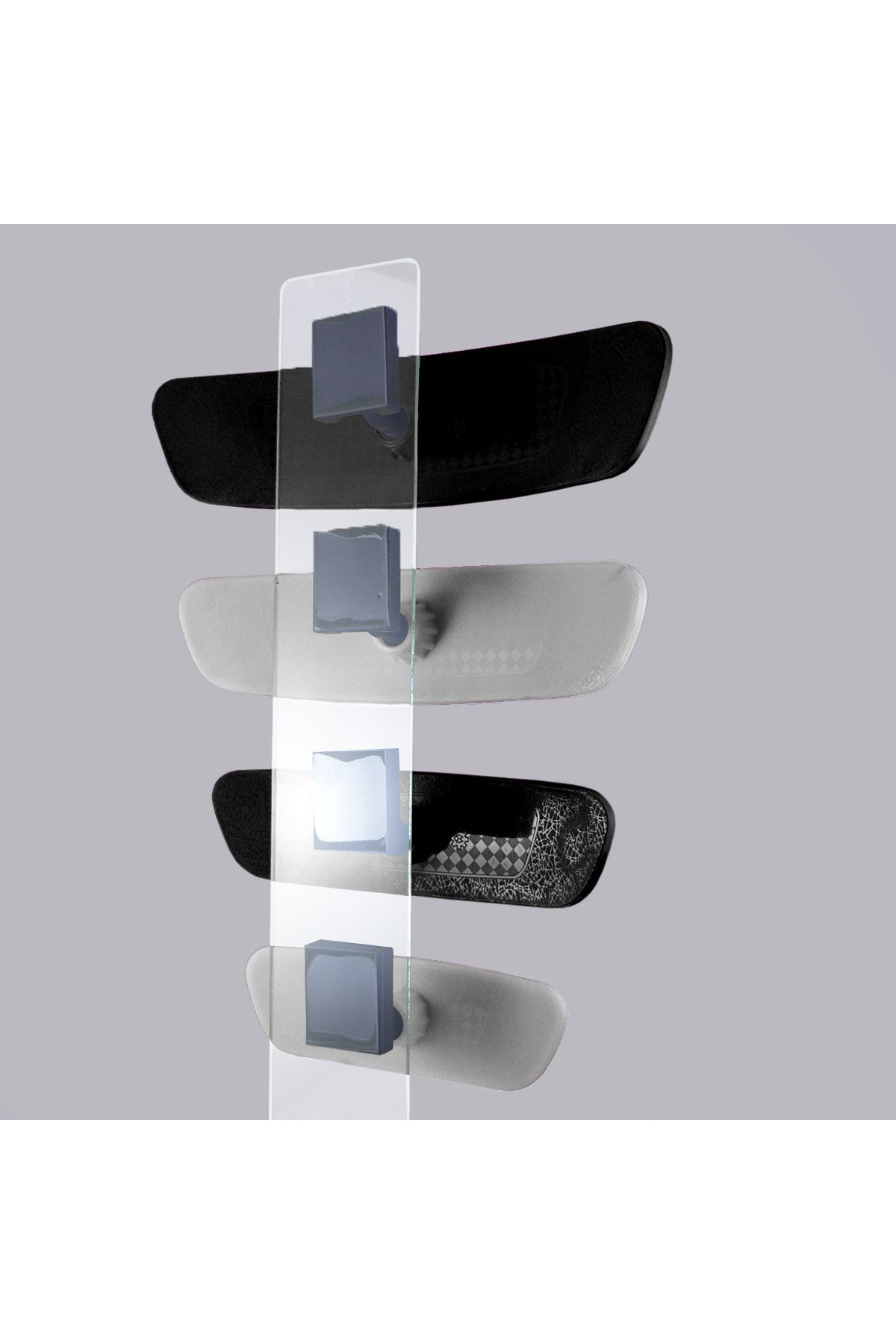 Takgör Pırlanta 4'Lü Set Dik Kollu Dikiz Aynası Siyah Beyaz Beşiktaş