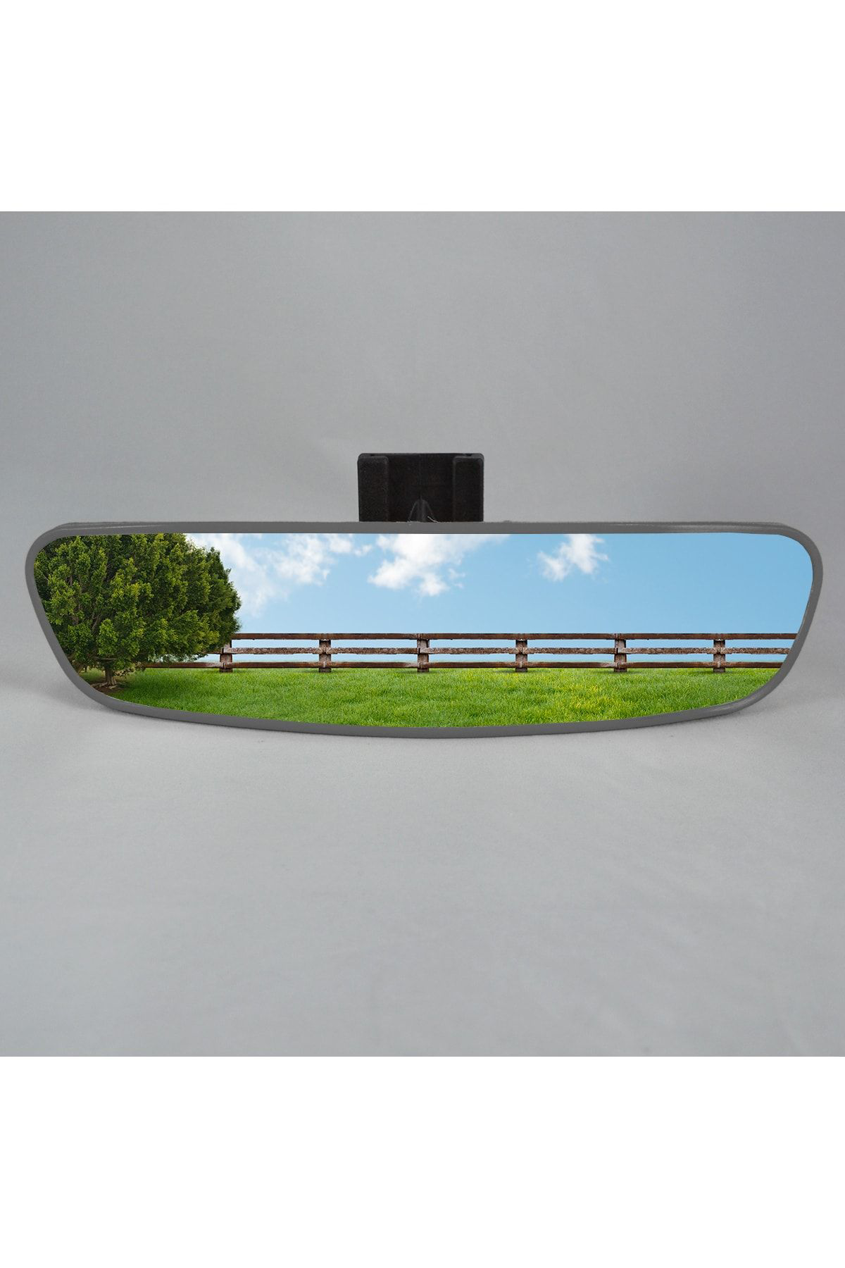 Takgör Pırlanta-5 Dik Kollu Universal Dikiz Aynası 25X6 Cm Gri
