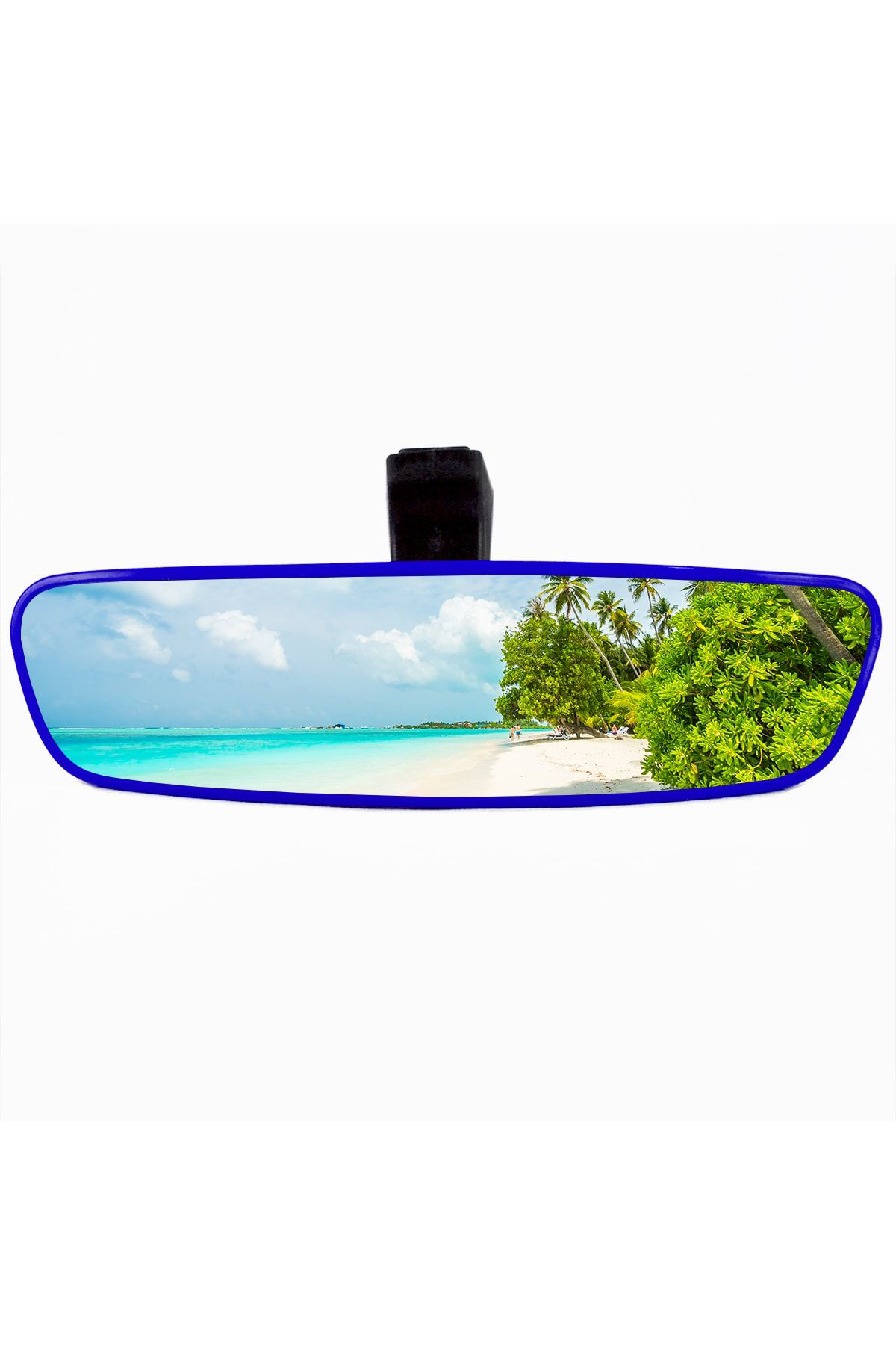Takgör Pırlanta-5 Şahin Ayaklı Universal Dikiz Aynası 25X6 Cm Mavi