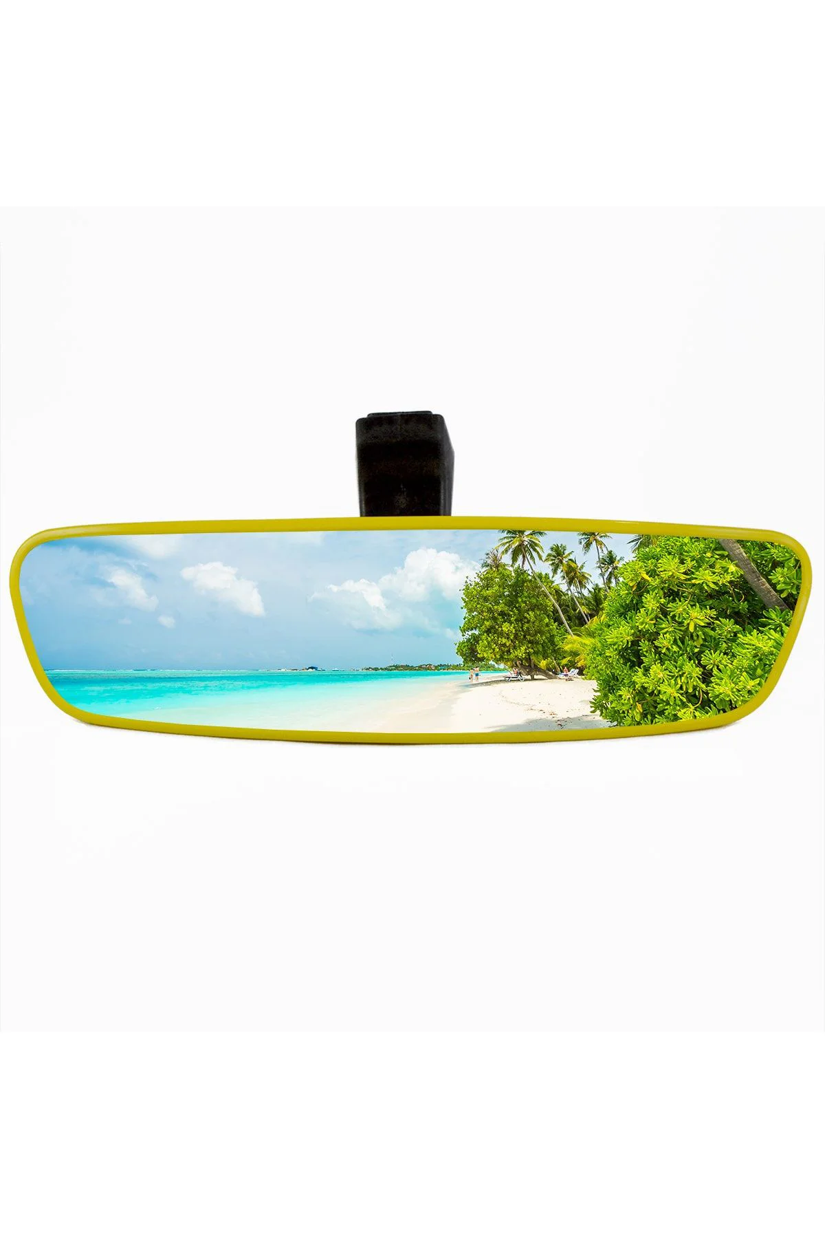 Pırlanta-5 Şahin Ayaklı Universal Dikiz Aynası 25x6 Cm Sarı