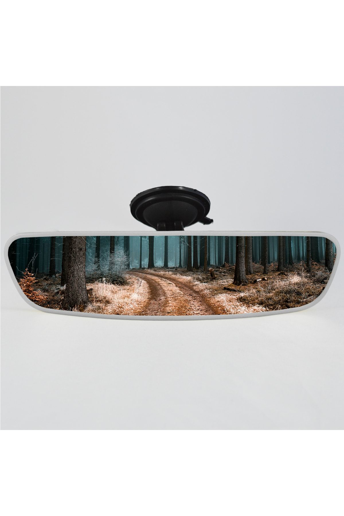 Takgör Pırlanta-5 Vantuzlu Universal Dikiz Aynası 25X6 Cm Beyaz