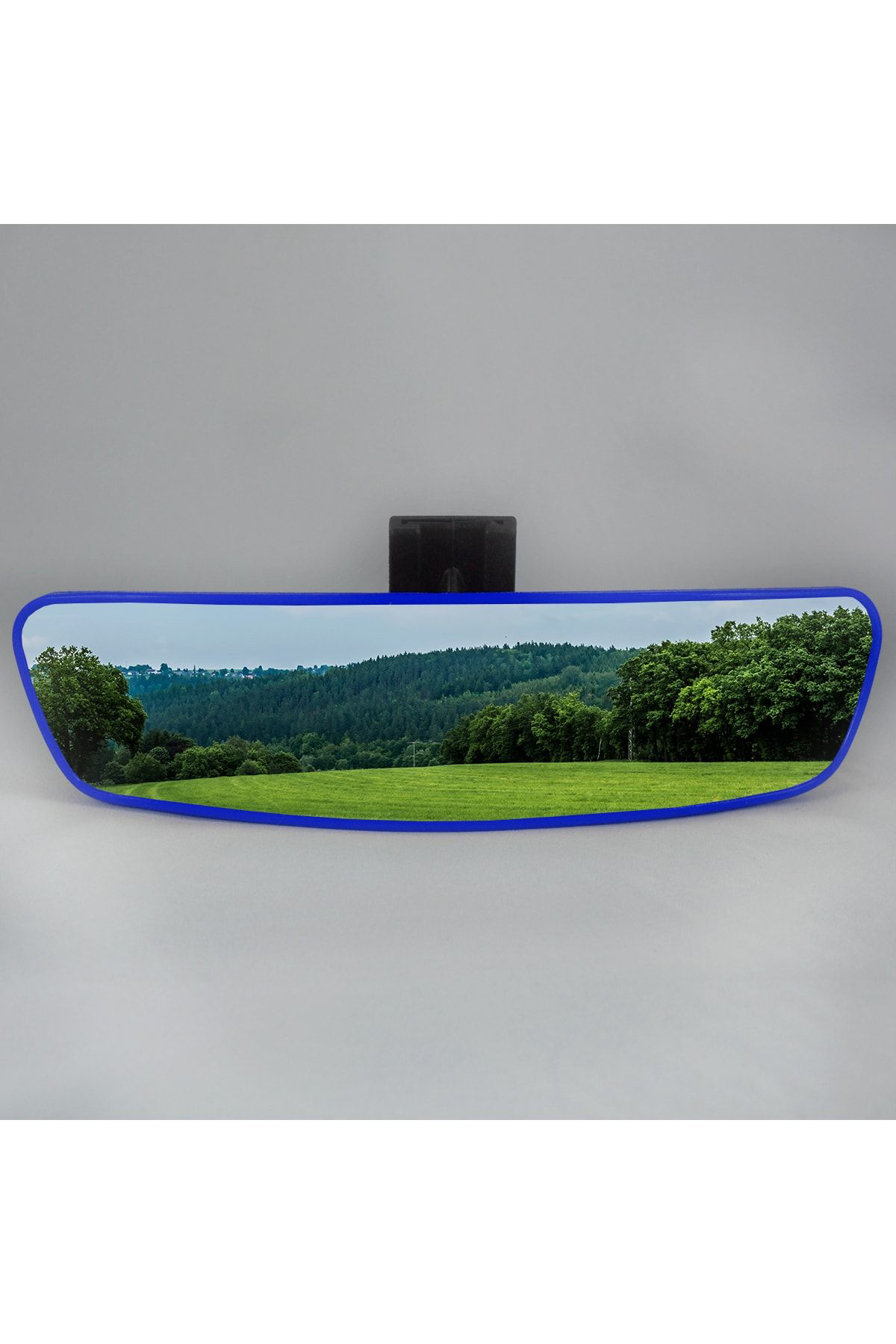 Pırlanta-6 Dik Kollu Universal Dikiz Aynası 27x7 Cm Mavi