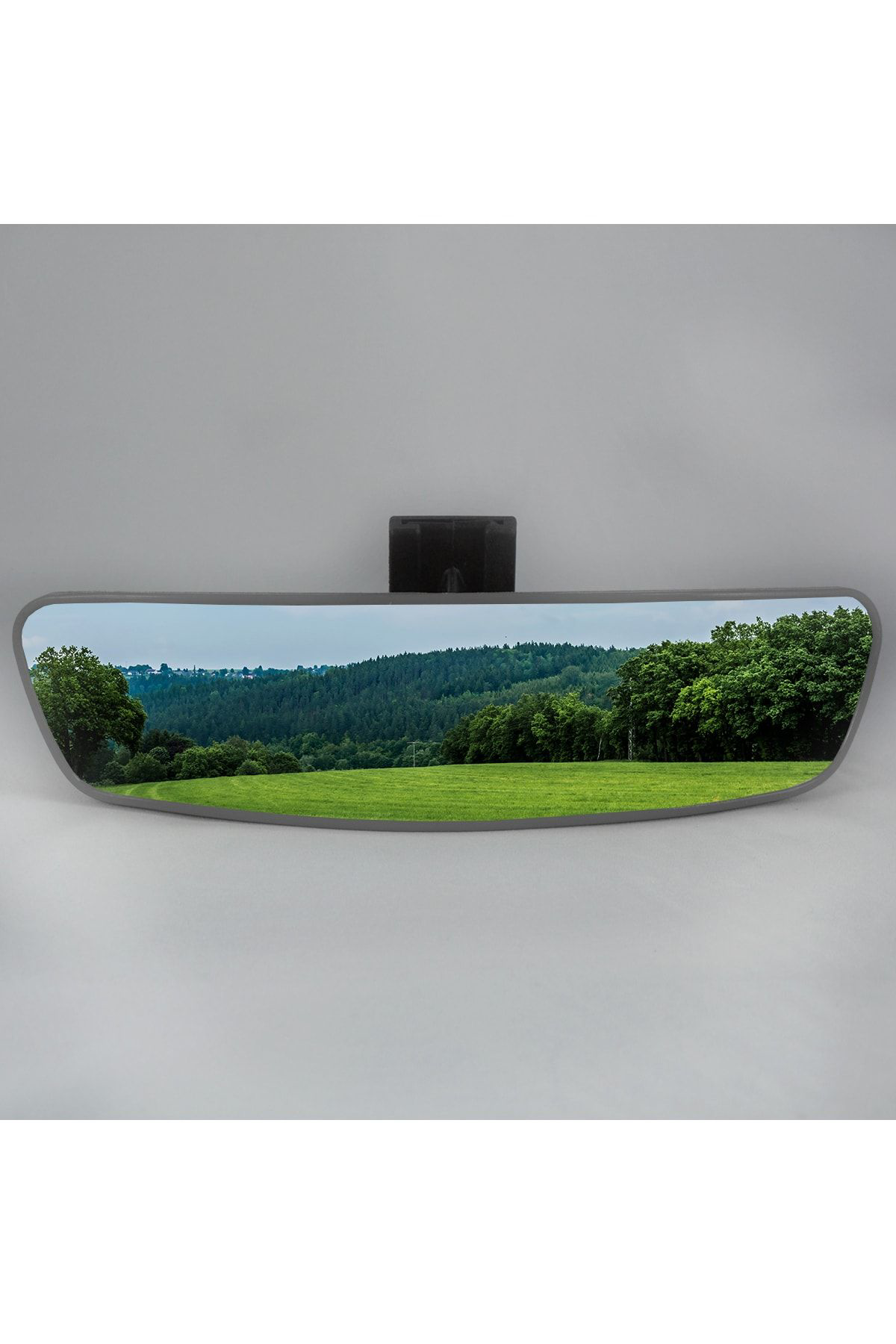 Takgör Pırlanta-6 Dik Kollu Universal Dikiz Aynası 27X7 Cm Gri