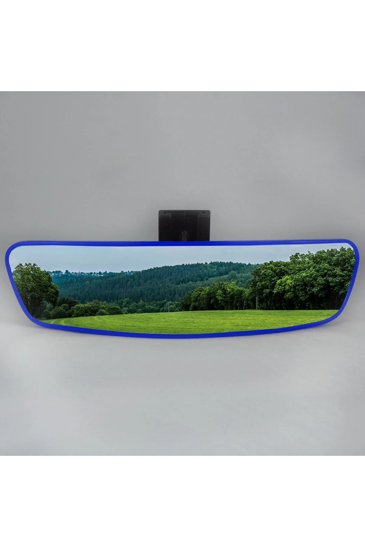 Pırlanta-6 Dik Kollu Universal Dikiz Aynası 27x7 Cm Mavi