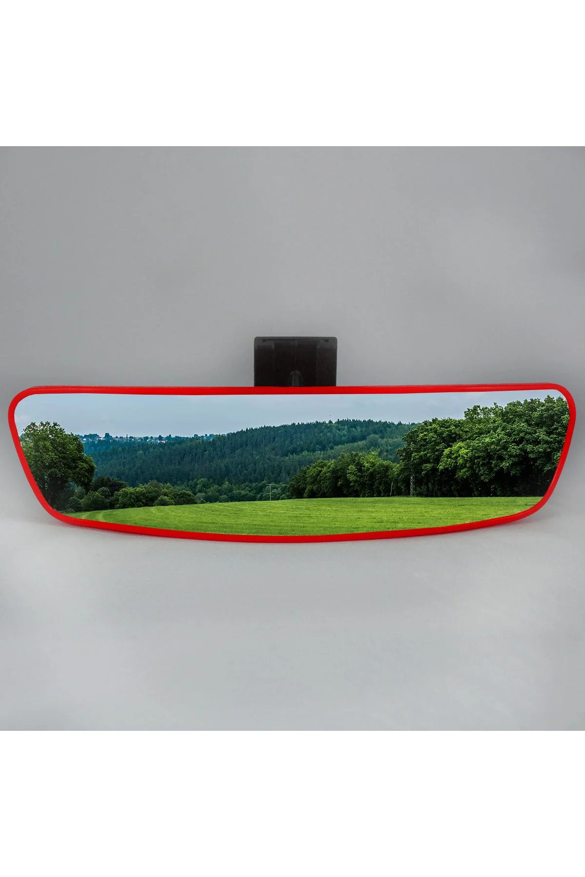 Pırlanta-6 Dik Kollu Universal Dikiz Aynası 27x7 Cm Kırmızı