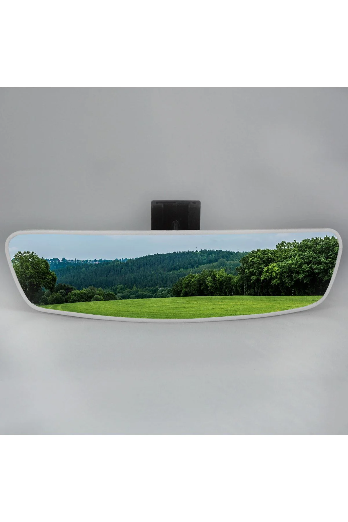 Pırlanta-6 Dik Kollu Universal Dikiz Aynası 27x7 Cm Beyaz