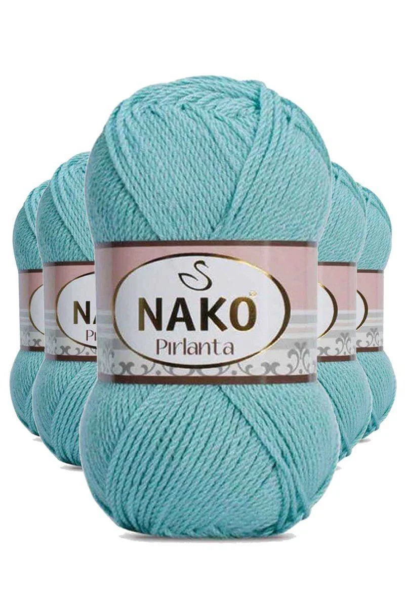 Pırlanta Amigurumi İpi Su Yeşili 5'li Paket – Nako El Örgüsü İçin Premium Akrilik Yün Fiyatı, Yorumları ve Özellikleri