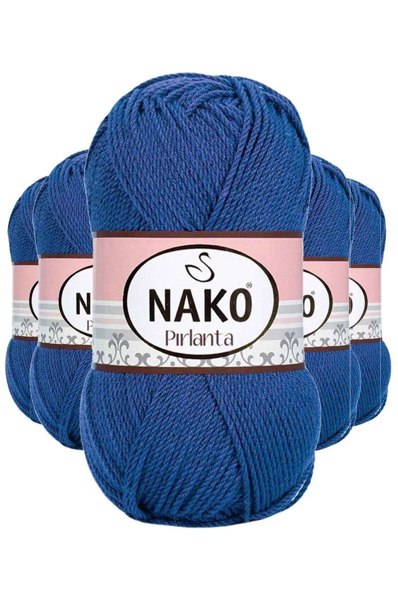 Pırlanta Amigurumi İpi Koyu Mavi – 5'li Paket, %100 Premium Mikro Akrilik, 225m Fiyatı, Yorumları ve Özellikleri