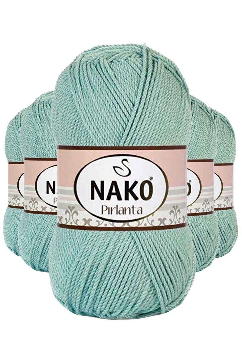 Pırlanta Amigurumi İpi Çağla Yeşili - 5'li Paket | Nako El Örgü Yünü Fiyatı, Yorumları ve Özellikleri