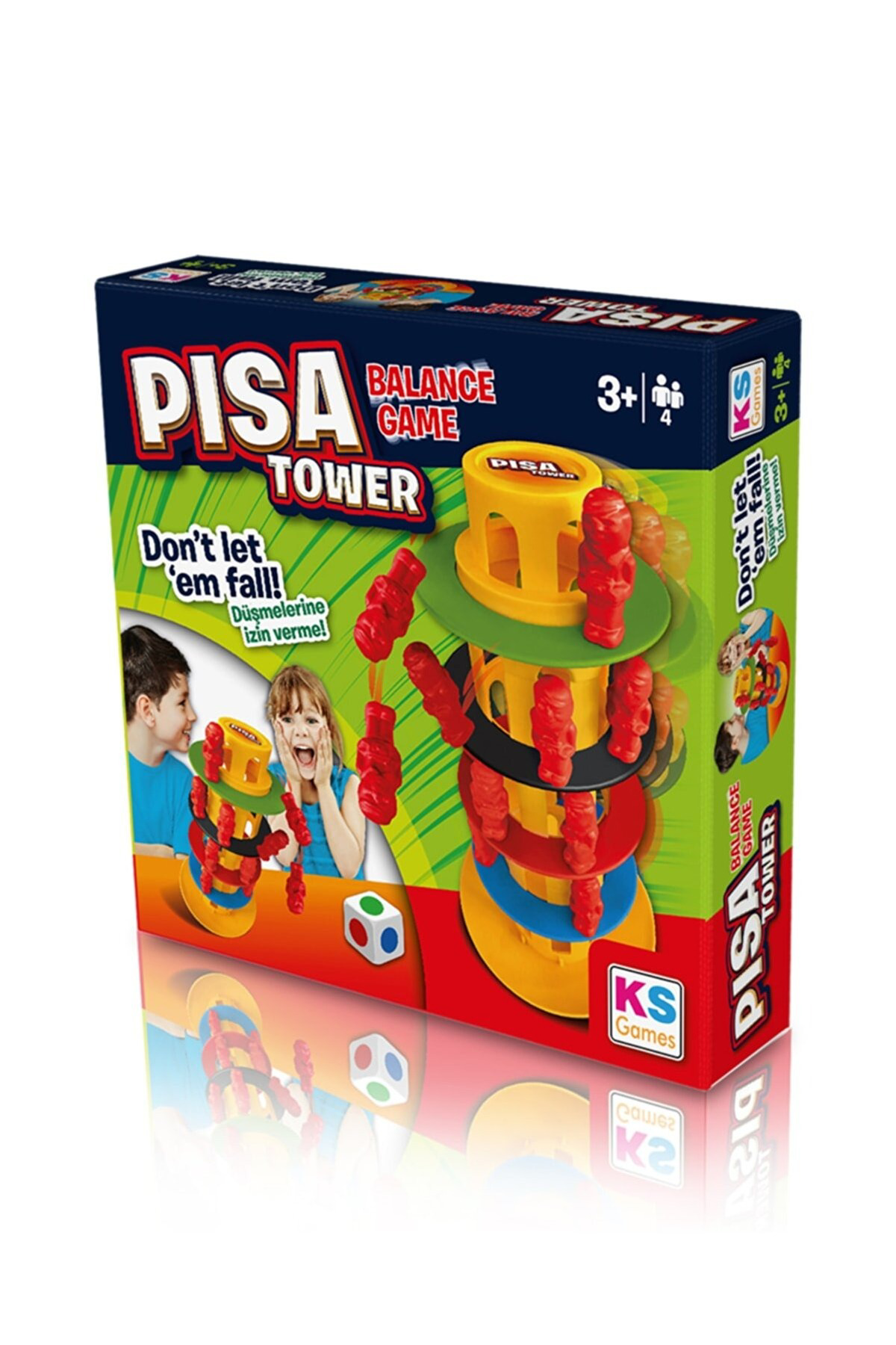 Oyuncak Store Pisa Tower Turistlerin Düşmelerine İzin Verme Denge Oyunu