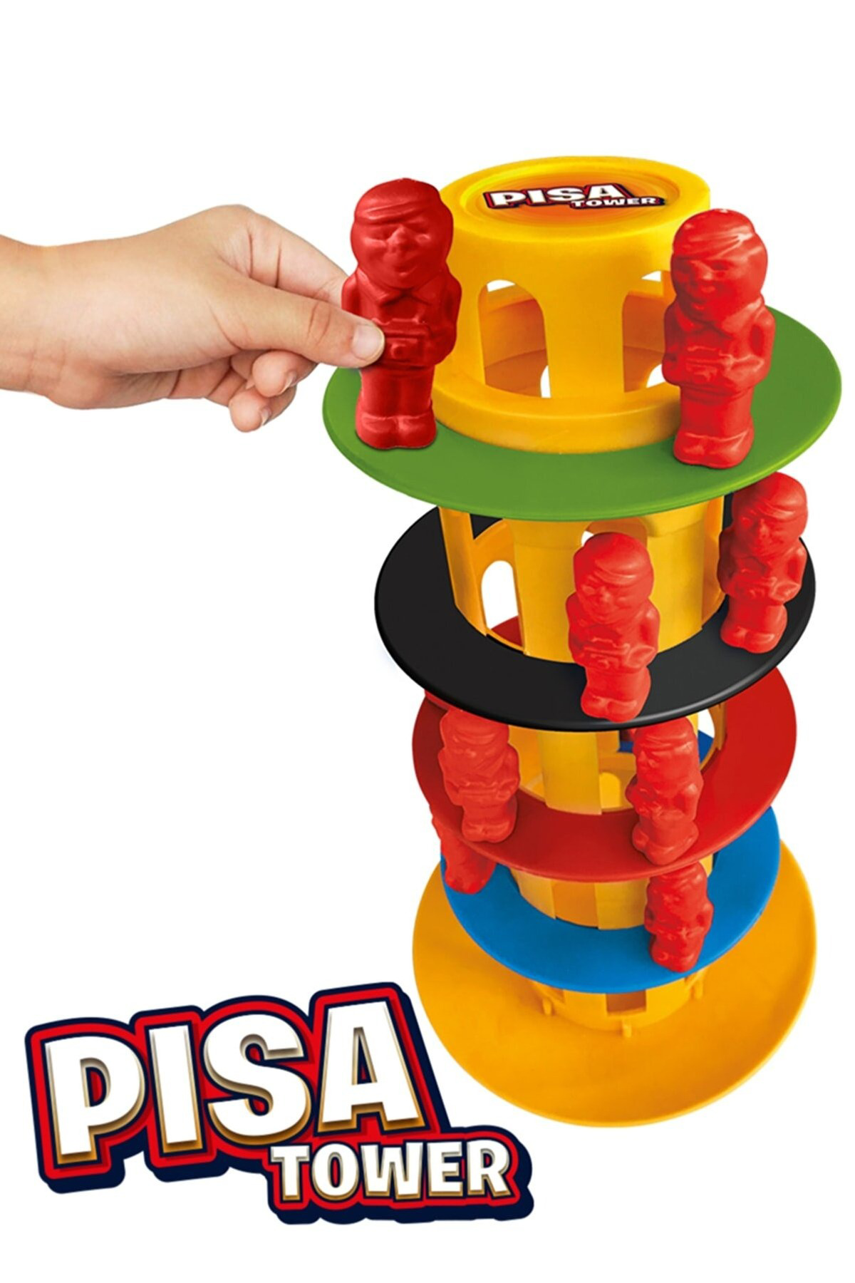 Oyuncak Store Pisa Tower Turistlerin Düşmelerine İzin Verme Denge Oyunu