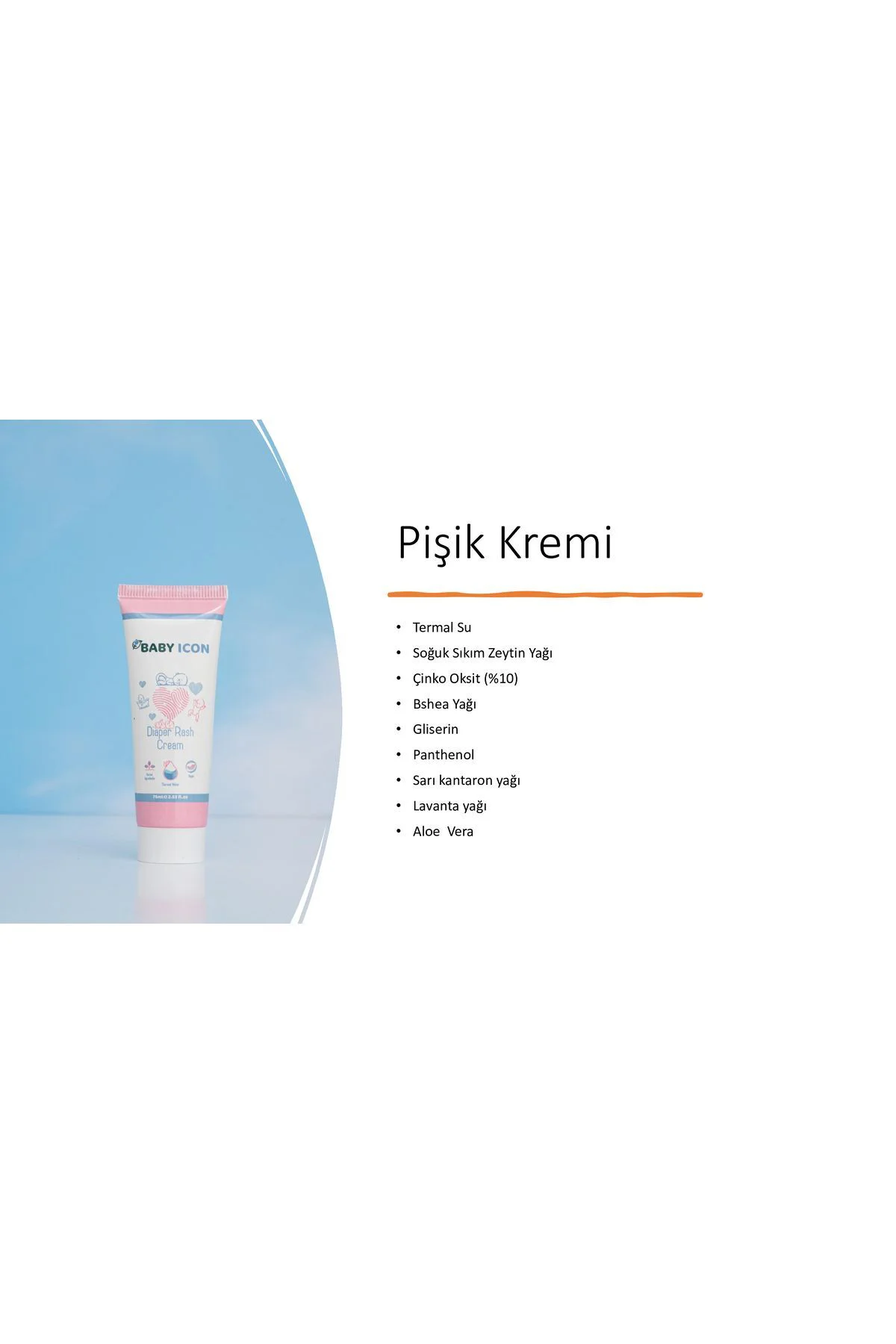 Pişik Önleyici Ve Onarıcı Krem -75 ml Doğal, Vegan