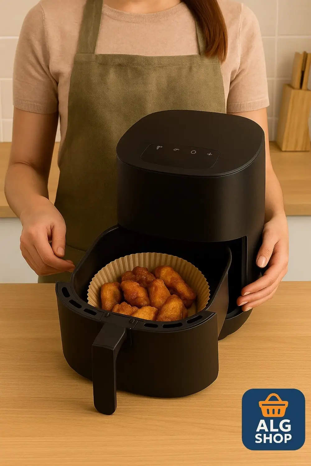 Pişirme Kağıdı 16'cm Airfryer Yağlı Kağıt Tüm Markalara Uyumlu 50