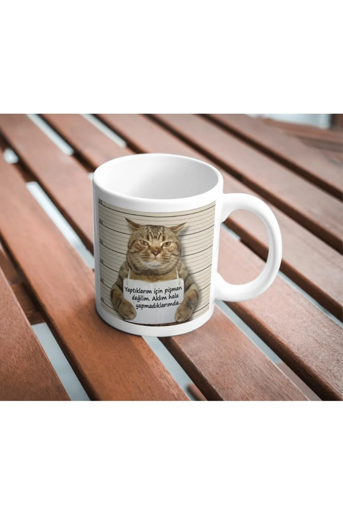 Pişman Değilim Komik Yazılı Kupa Bardak Hediyelik Çay Kahve Kupası Coffee Mug