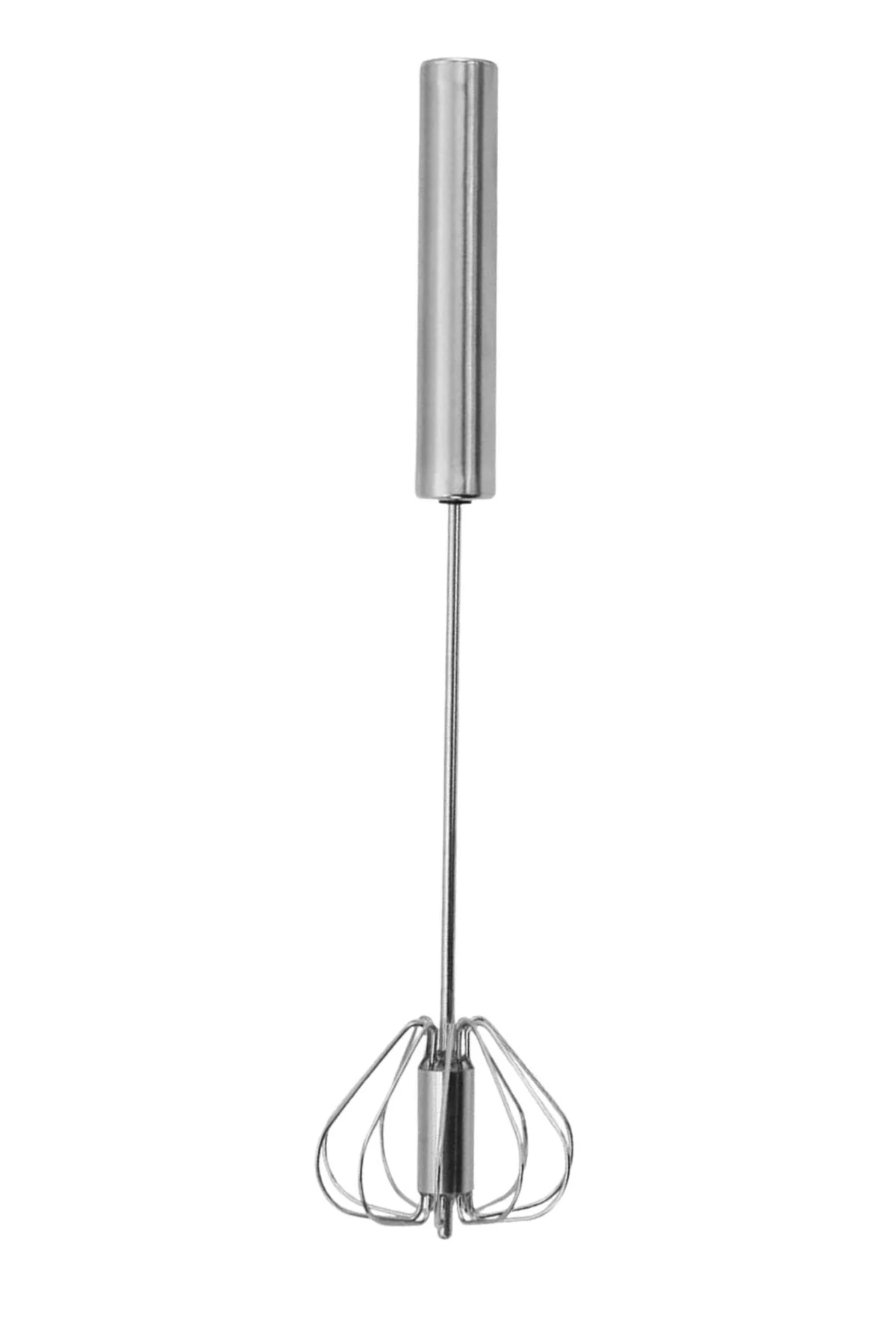 Pistonlu Metal Çırpıcı 30 cm – Paslanmaz Çelik Mutfak Çırpıcısı