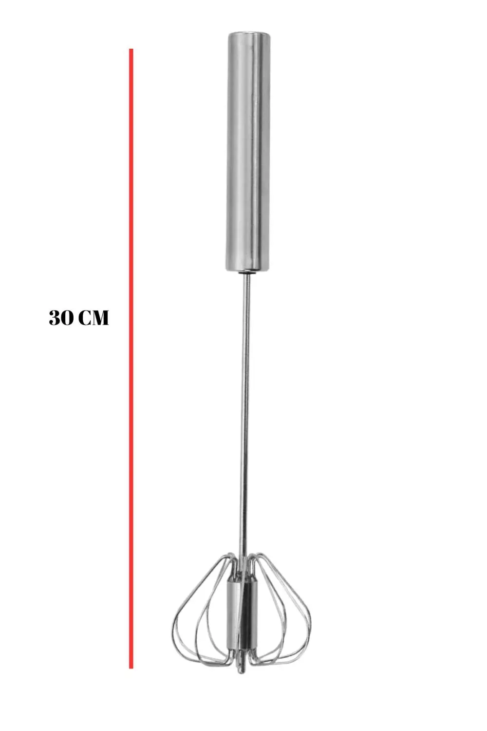 Pistonlu Metal Çırpıcı 30 cm