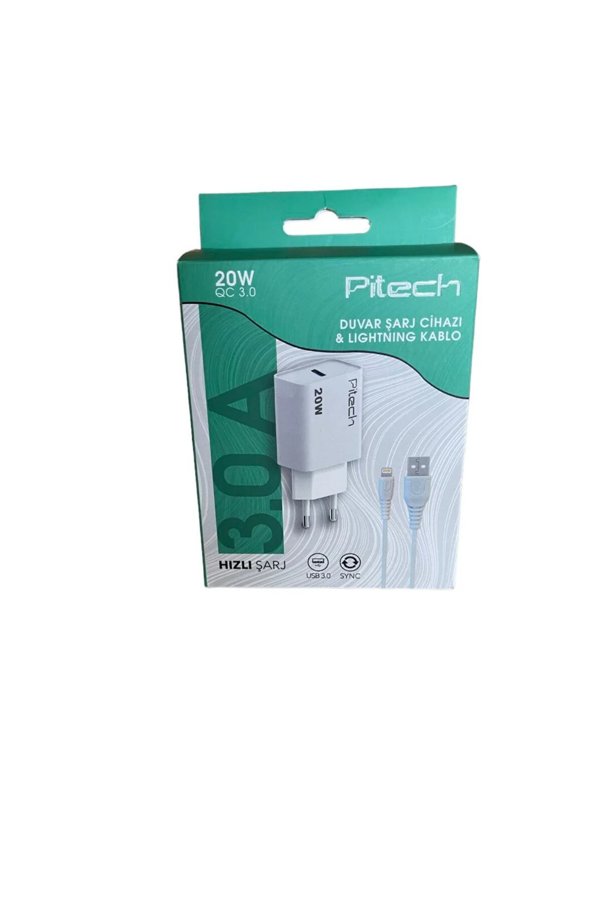 Pitech 20 W Iphone Hızlı Şarj-duvar Şarj Cihazı &lıghtnıng Kablo