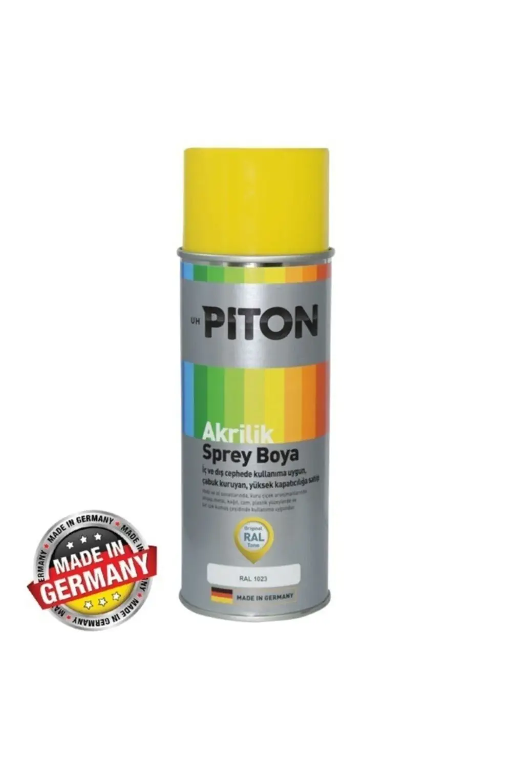 Pıton 400 ml Trafik Sarı Akrilik Sprey Boya