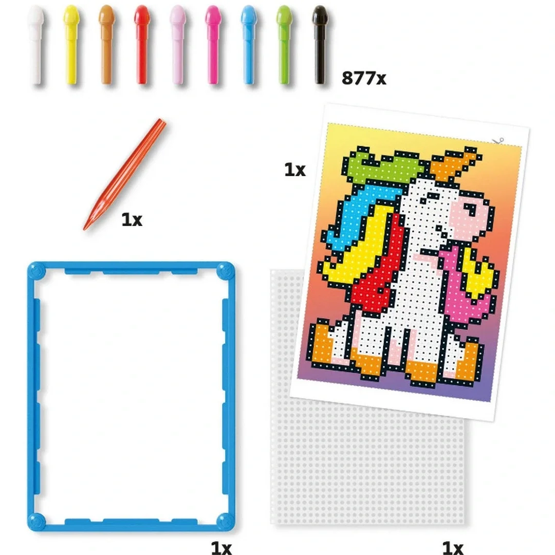 Pixel Sanatı Unicorn 877 Parça S03000767