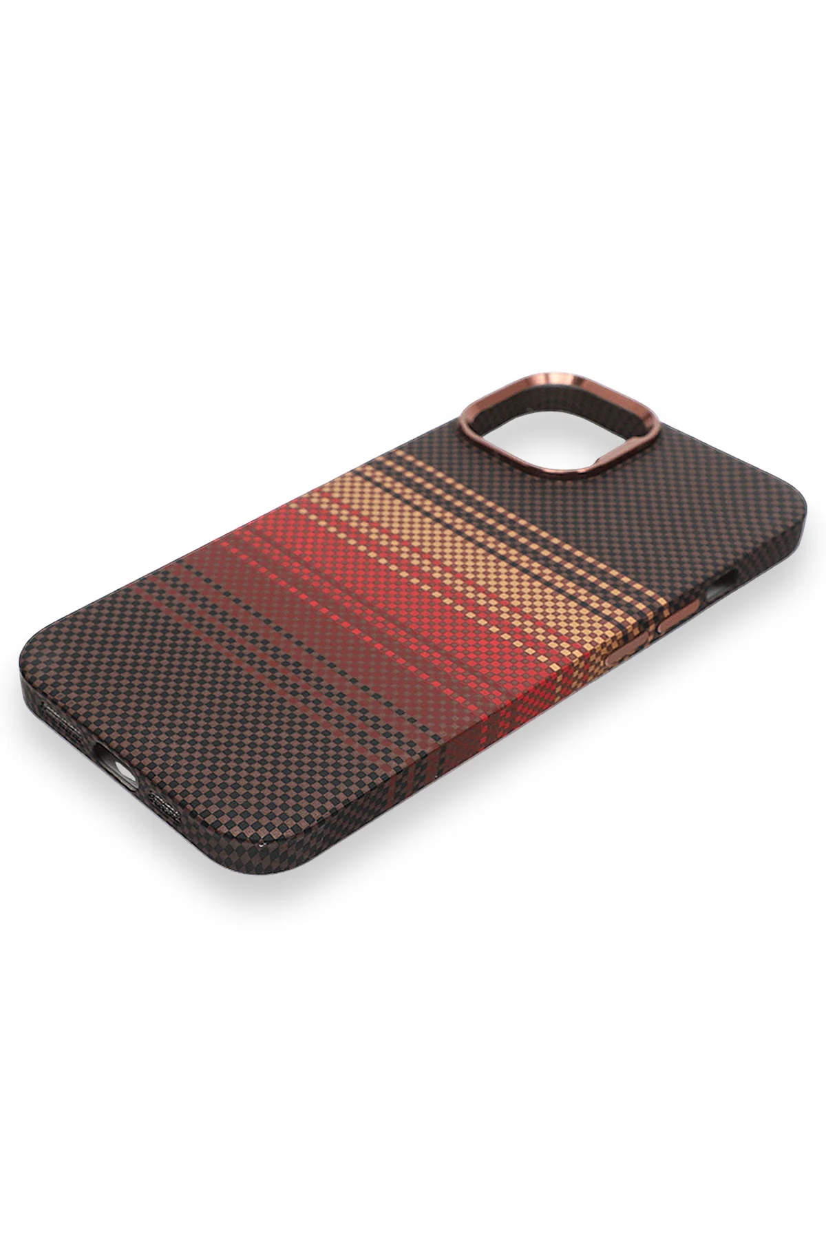 Pixel Weave Case iPhone 13/14 Ateş Çizgisi