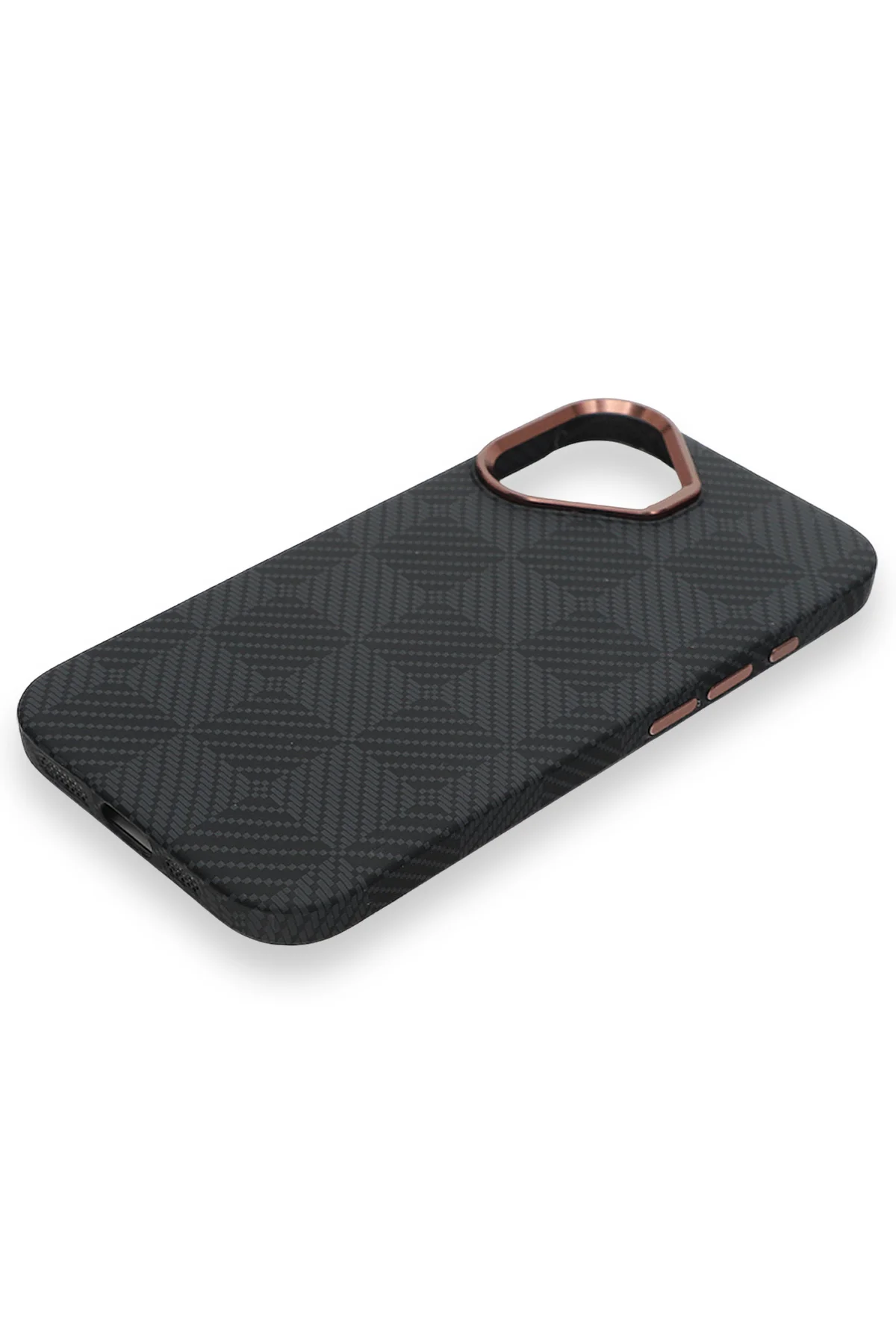 Pixel Weave Case iPhone 17 Gece Izgarası