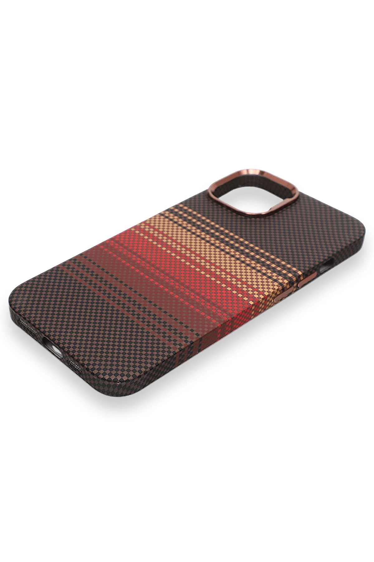 Pixel Weave Case iPhone 12/12 Pro Ateş Çizgisi