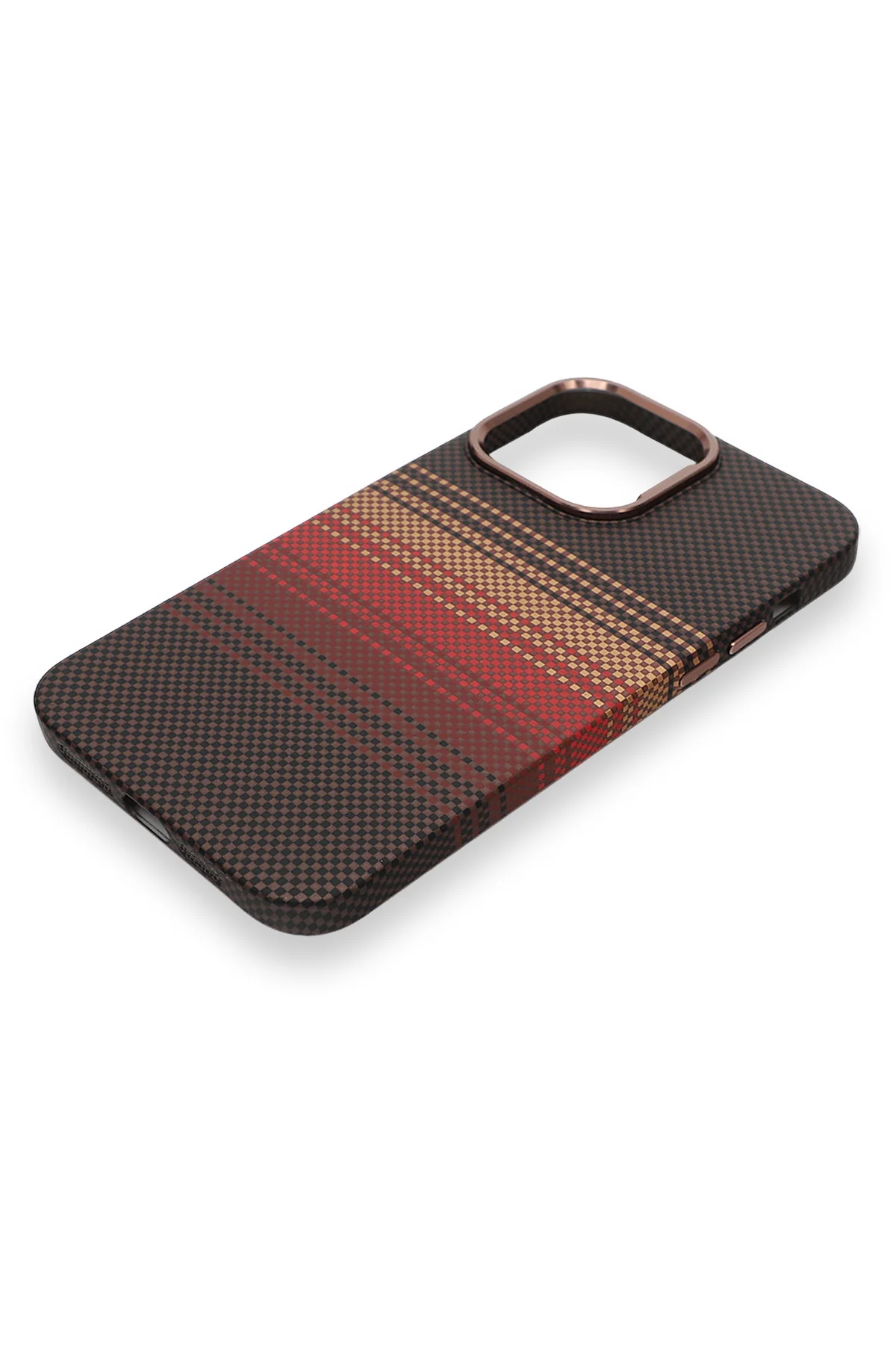 Pixel Weave Case iPhone 15 Pro Ateş Çizgisi